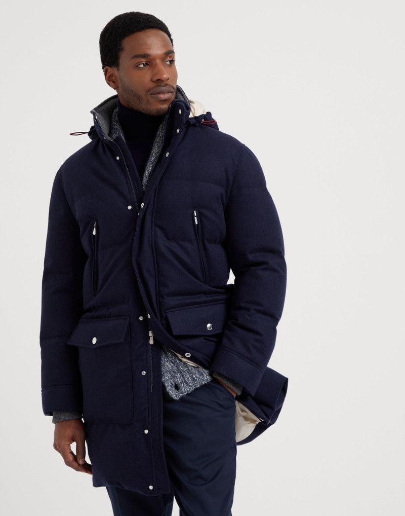 o1w1db10226 Wr Padded Jacket in Open Blue