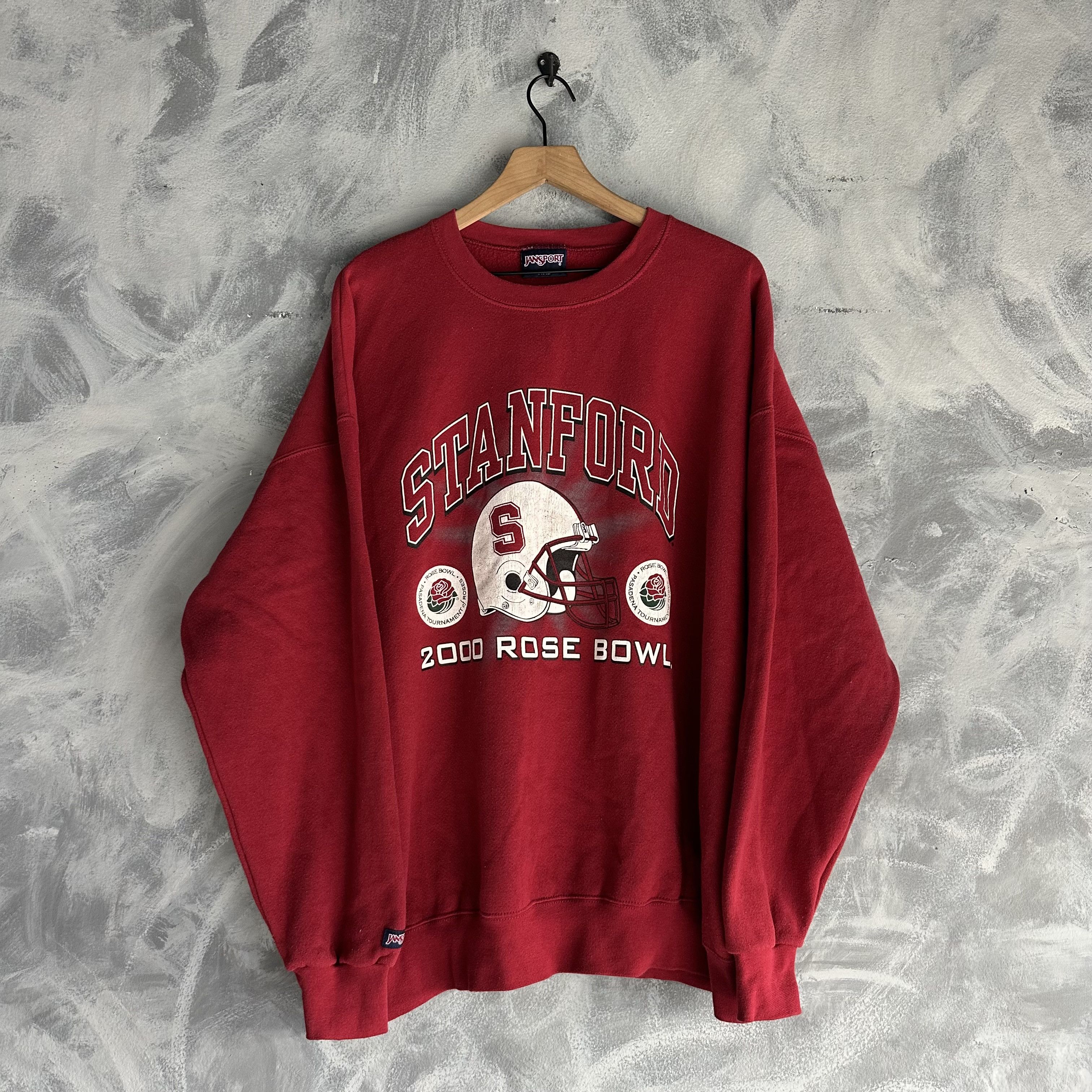 Jansport Vintage Stanford Sweatshirt Mens 2XL Jansport Rose Bowl Size US XXL / EU 58 / 5 - 1 Thumbnail