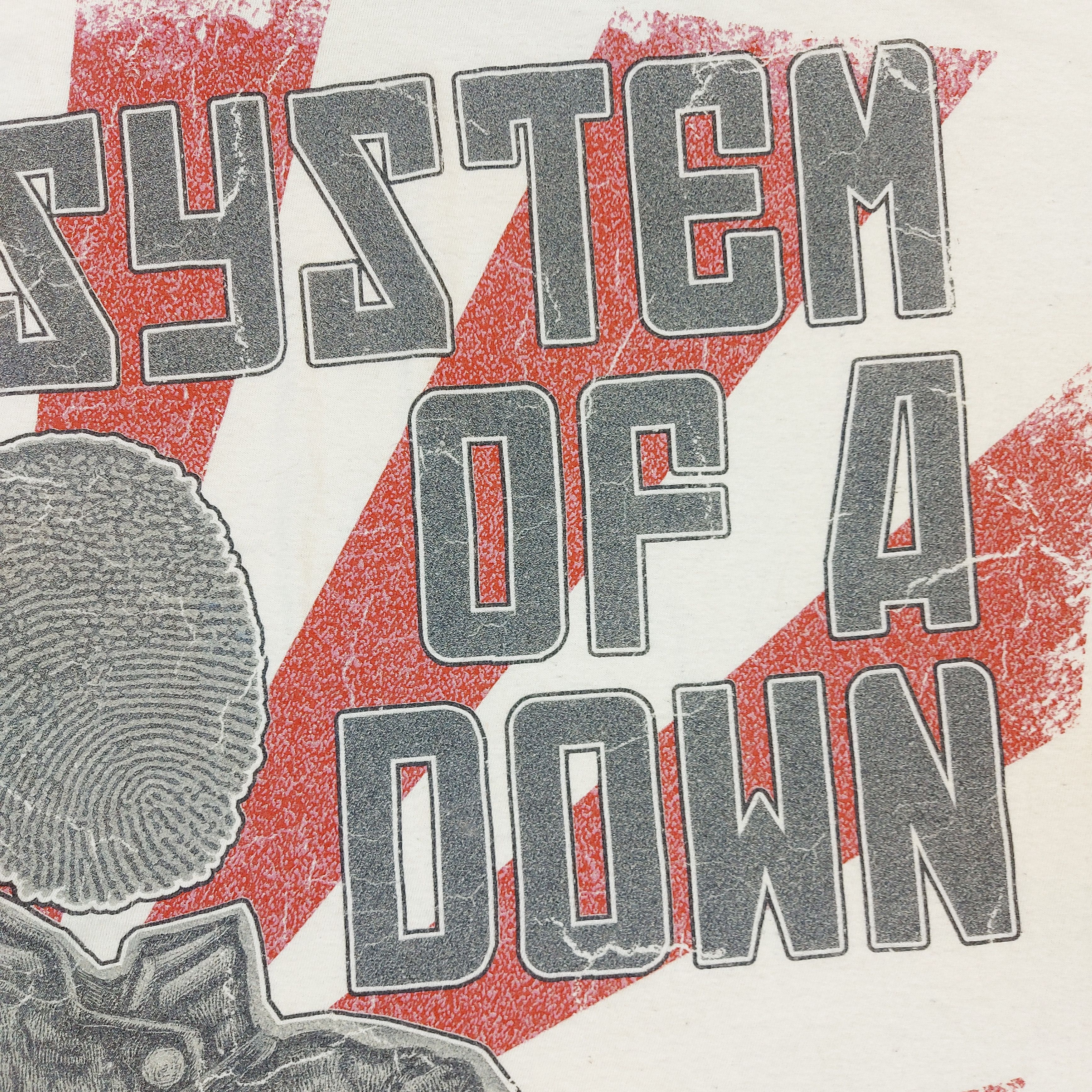 Band Tees 2015 System Of A Down Band Thumbprint Soldier TEE Size US XXL / EU 58 / 5 - 4 Thumbnail