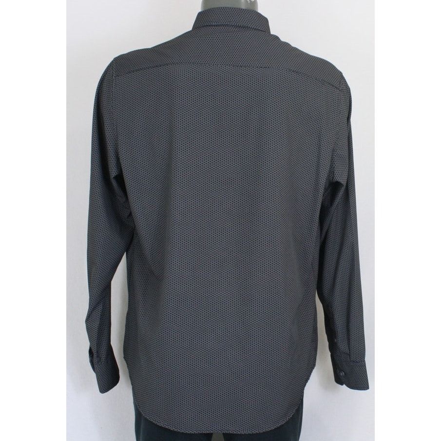 Robert Graham Thomas Sterling Mens L Performance Stretch Dress Shirt Gray Size US L / EU 52-54 / 3 - 3 Thumbnail