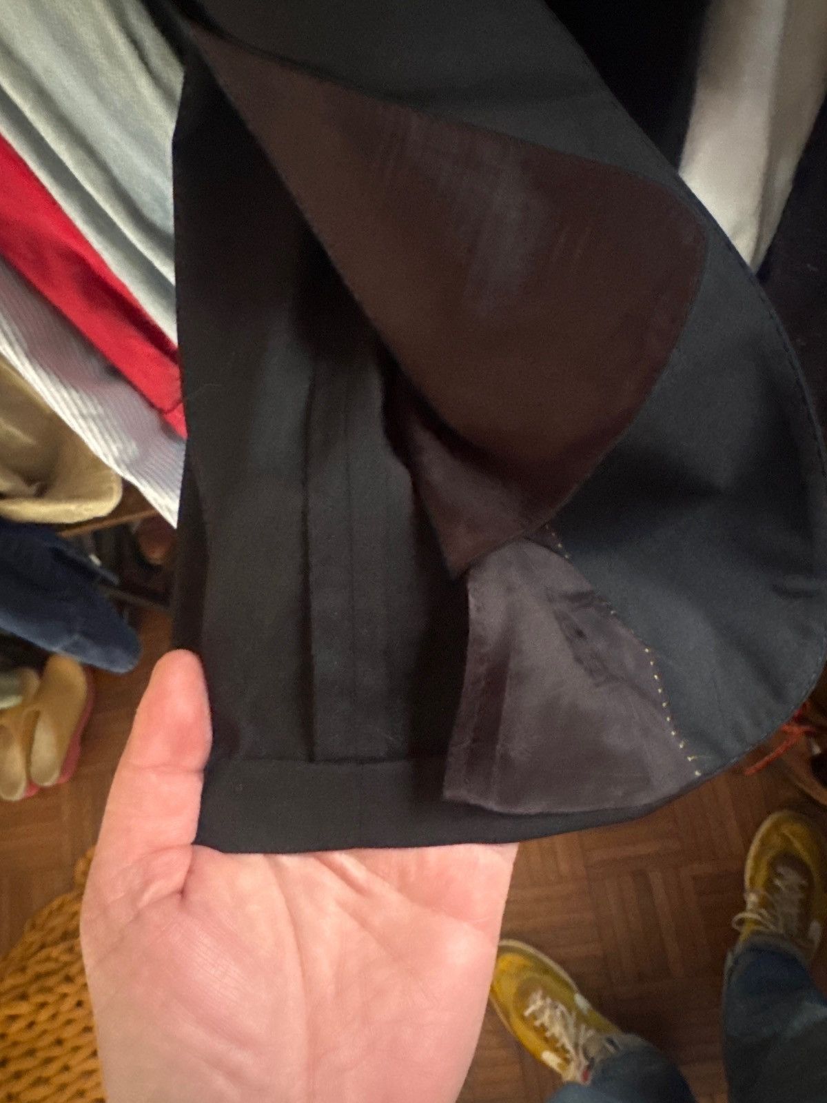 Costume National Costume National Homme Black Wool/Silk Minimalist Blazer 50 Size 40R - 12 Thumbnail