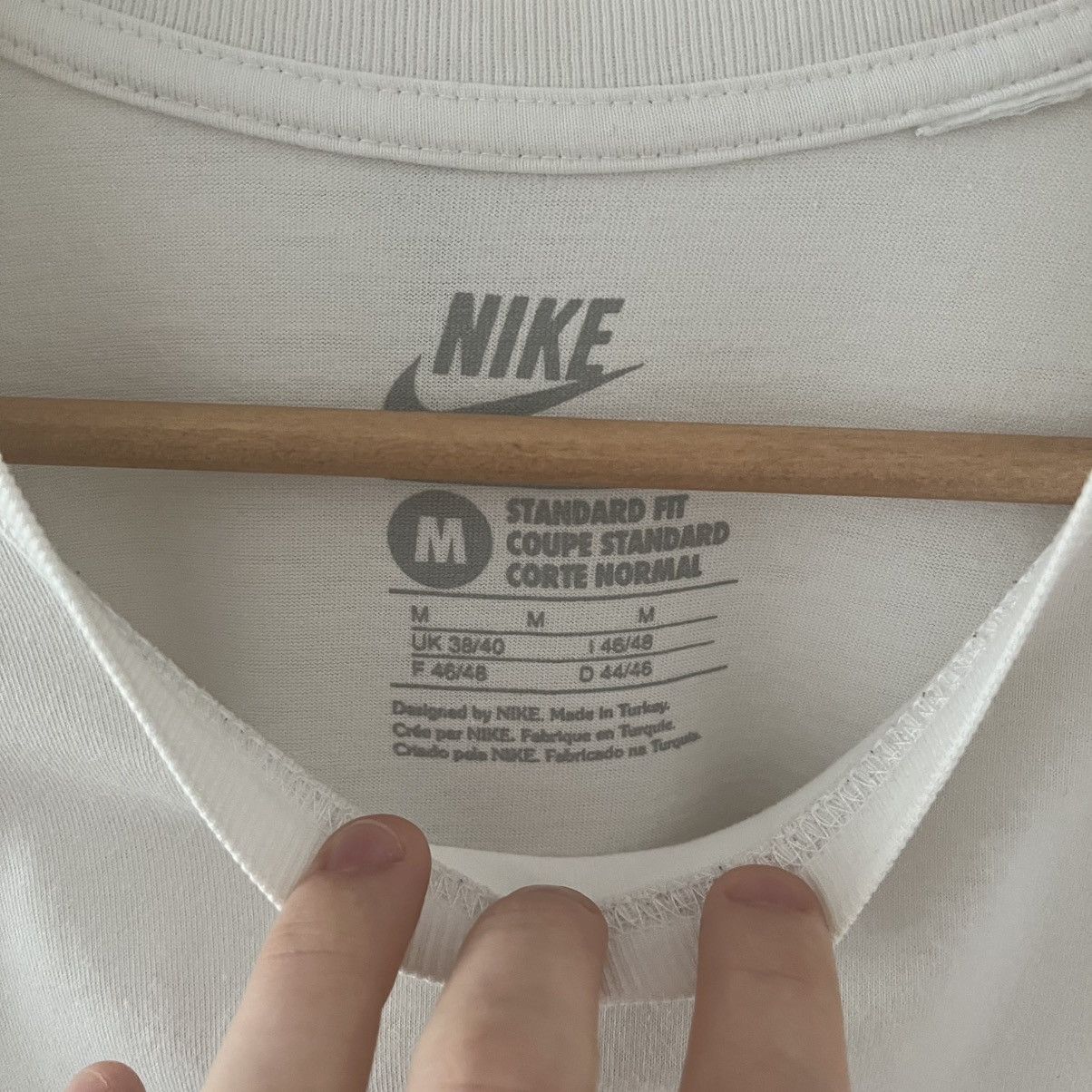 Nike Vintage Nike “High Above The Best” Central Logo White Tee Size US M / EU 48-50 / 2 - 5 Thumbnail