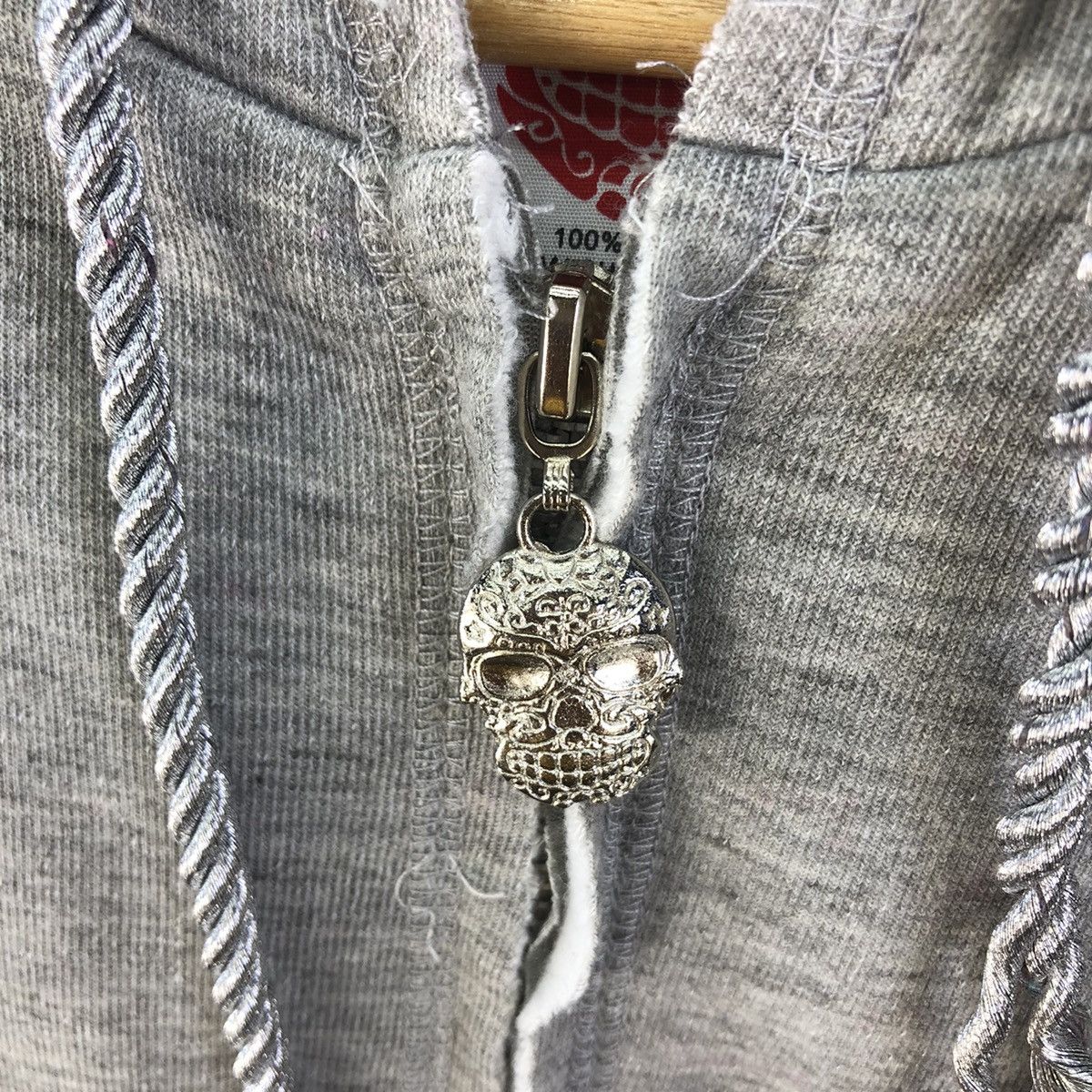 Affliction LBJ Co Crazy Fleur Zip Up Hoodie Jacket Like Chrome Hearts Size US L / EU 52-54 / 3 - 15 Thumbnail
