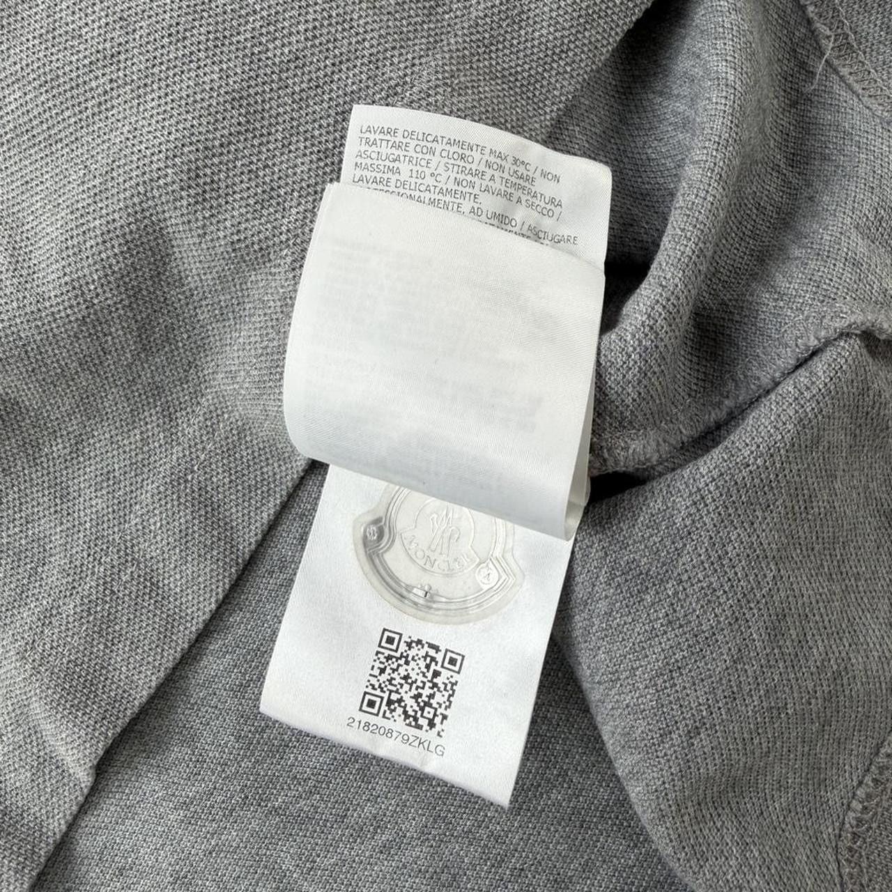 Moncler Moncler grey L/S polo shirt Size US M / EU 48-50 / 2 - 4 Thumbnail