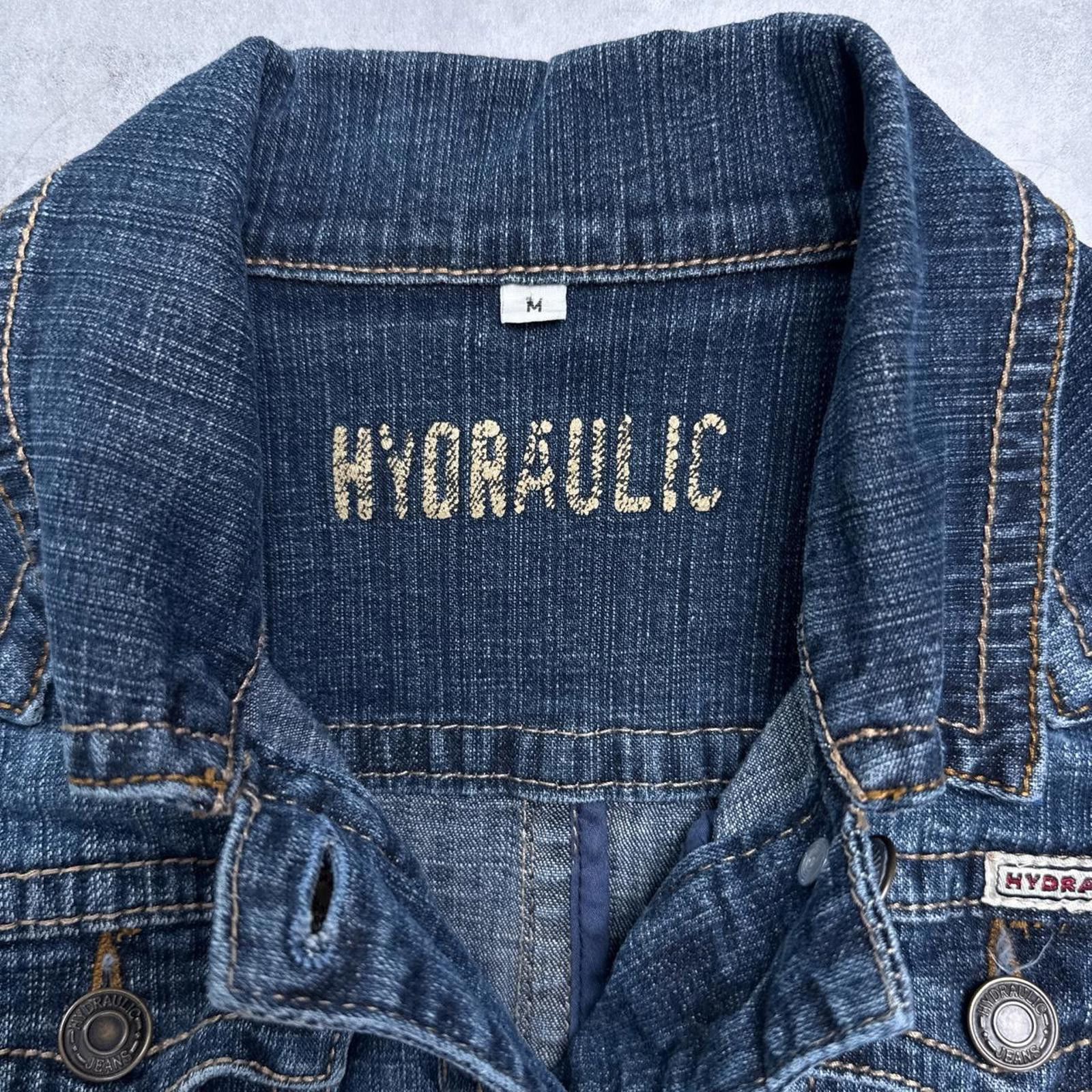 Other Y2K Hydraulic 00s Denim Vintage Button Up Jacket Size M / US 6-8 / IT 42-44 - 4 Thumbnail