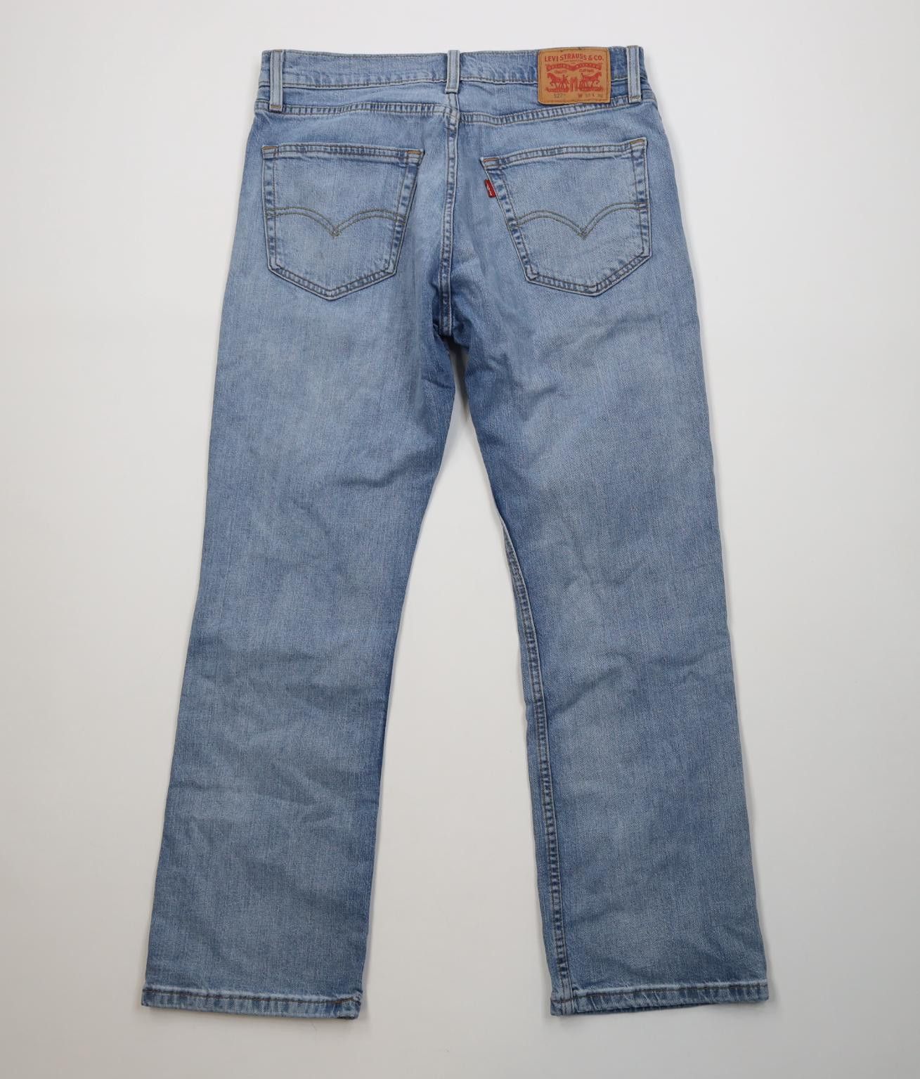 Levi's Vintage Y2K Levis 527 Bootcut Flared Denim Jeans Blue Size US 33 - 8 Thumbnail