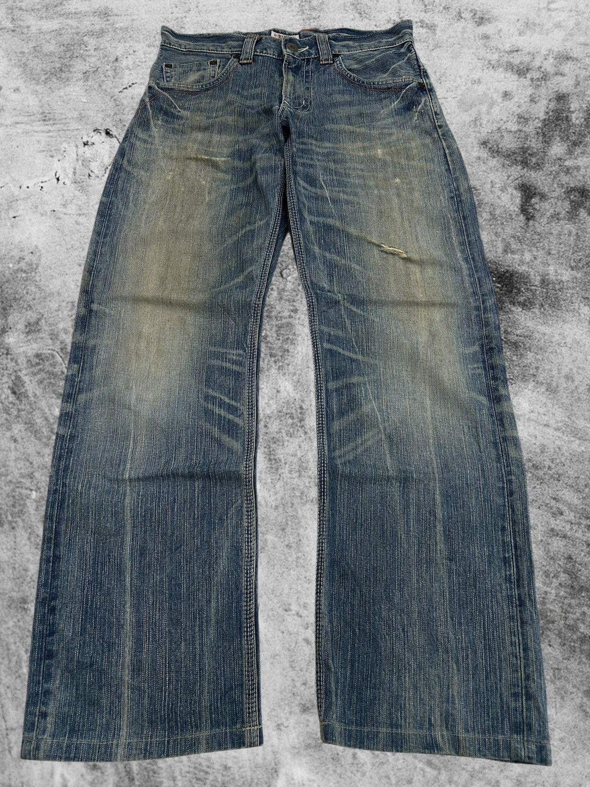 Edwin Vintage Edwin XV Mud Whiskering Washed Size US 32 / EU 48 - 1 Thumbnail