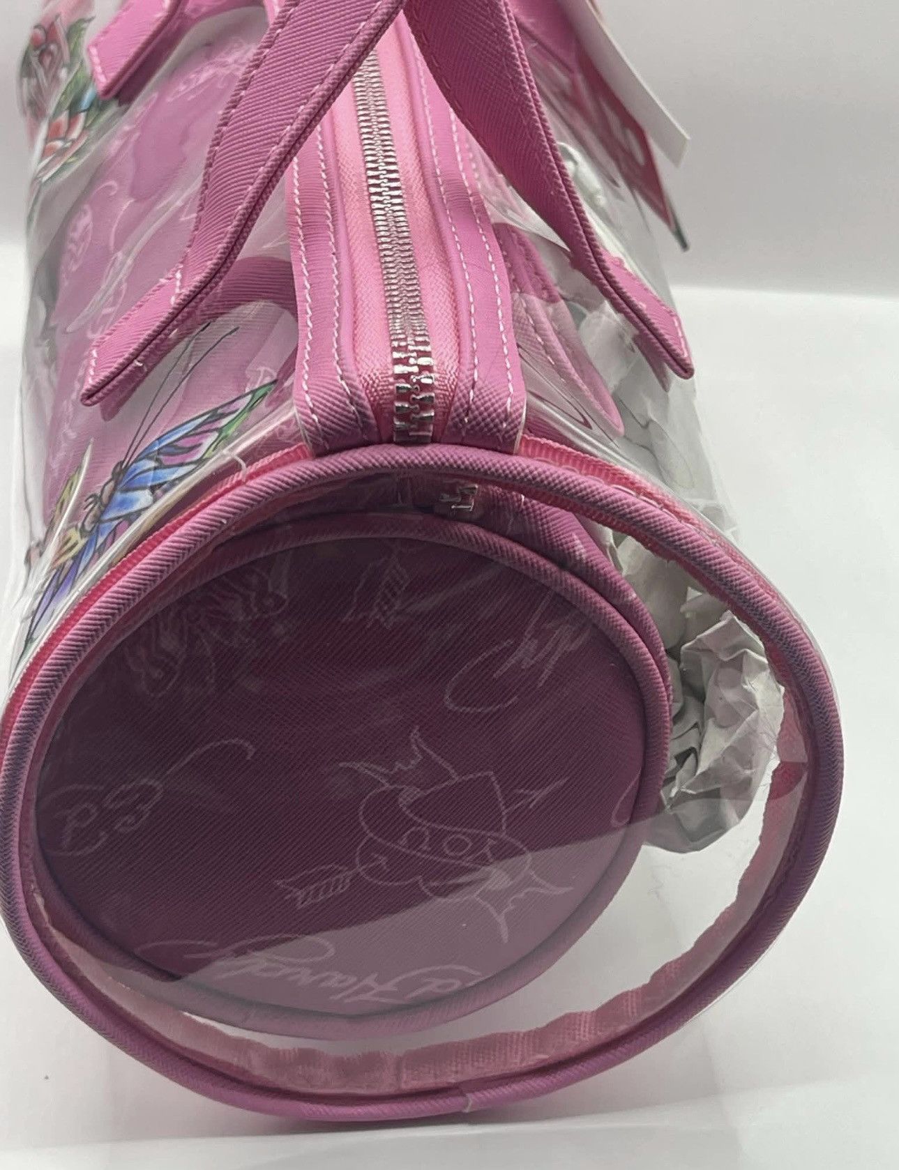 Ed Hardy Nwt Ed Hardy 3 IN 1 Barrel SKULL Clear SHOULDER Bag Size ONE SIZE - 4 Thumbnail