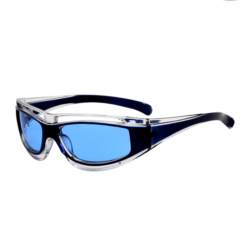 Vintage Punk Cat-Eye Aviation Streamline Sunglasses Cyber Rave Size ONE SIZE - 1 Thumbnail