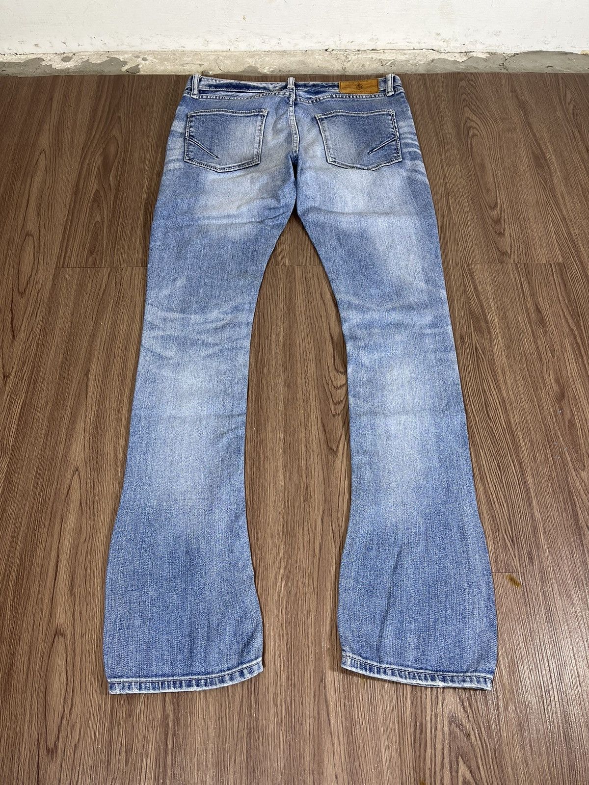 GOSTAR DE FUGA Gostar de Fuga Slim Fit Faded Denim Jeans Size US 31 - 6 Thumbnail