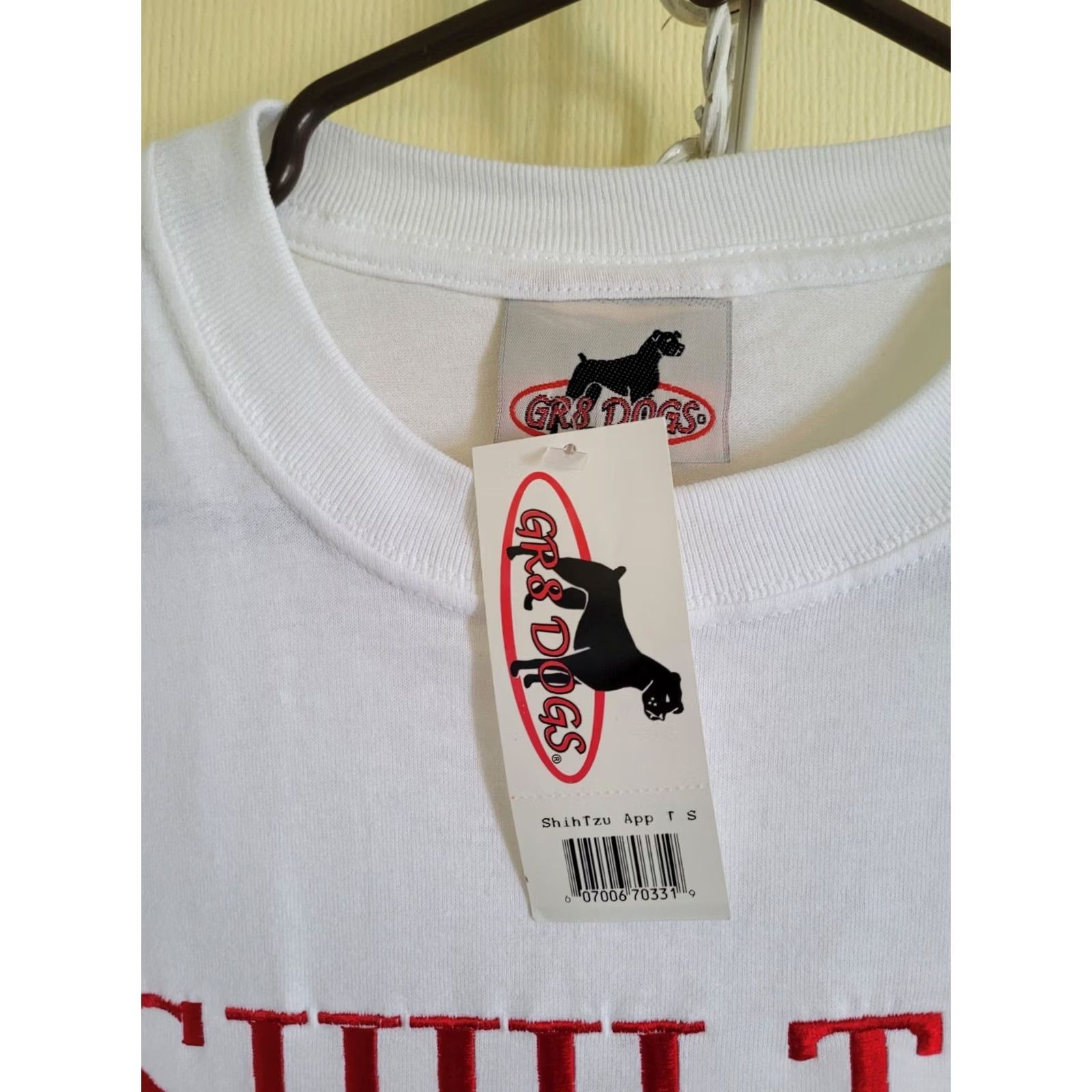 Vintage GR8 Dogs T Shirt Unisex Adults Small White 100% Cotton Shih Tzu Dog Lovers Crew Neck Short Sleeve NWT NEW Shirts Accessories Animals Music Shirt Size S / US 4 / IT 40 - 3 Thumbnail