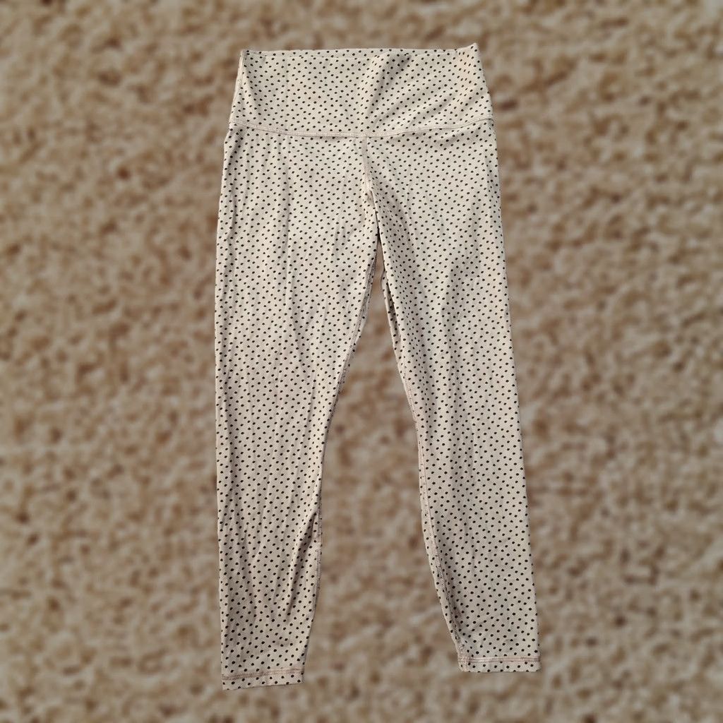 Everlane Everlane Pants Womens Size Large Gray Polka Dot Perform Ankle Stretch Leggings Size 36" / US 14 / IT 50 - 1 Thumbnail