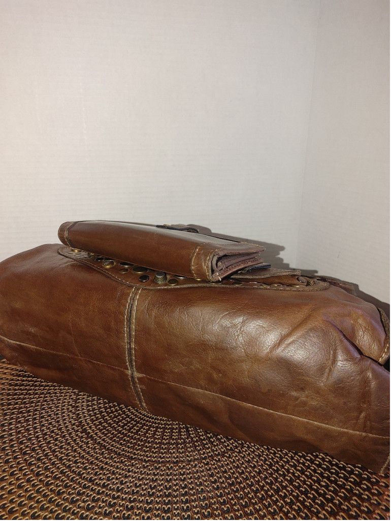 Patricia Nash Patricia Nash Leather Shoulder Bag & Fossil Wallet Size ONE SIZE - 7 Thumbnail