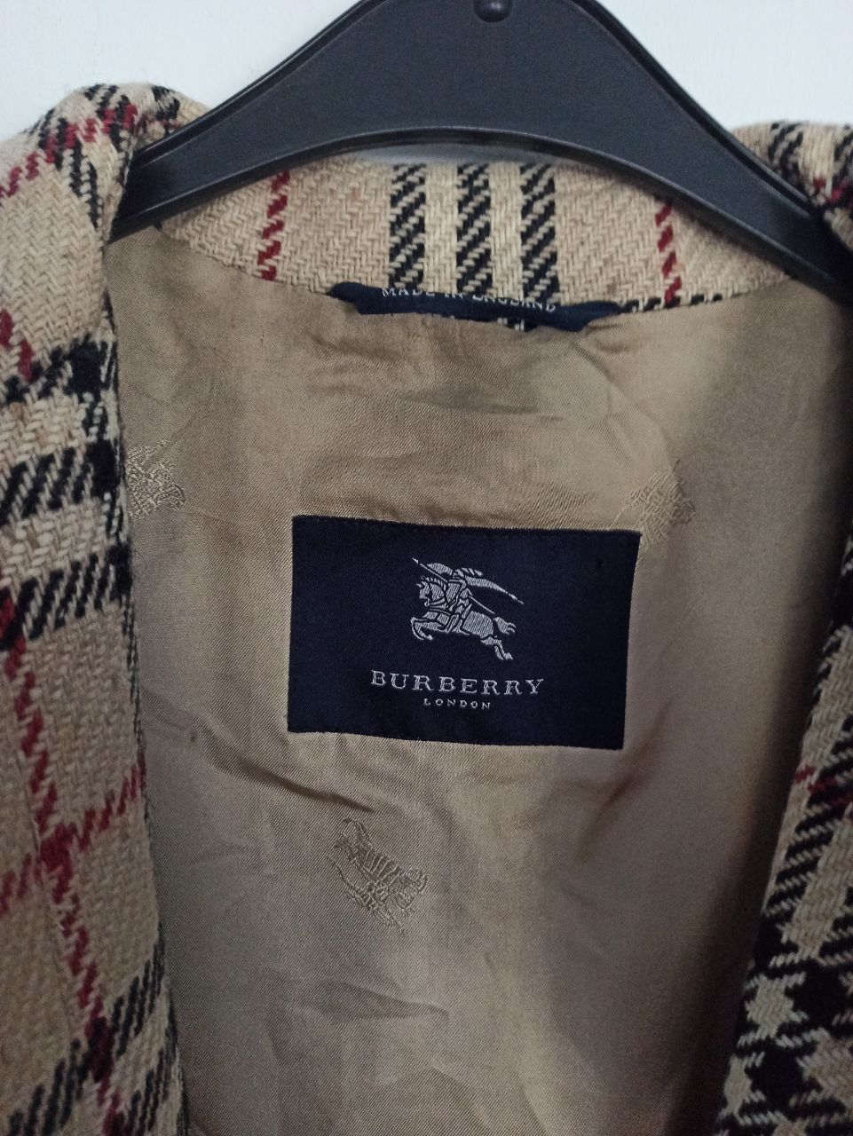 Burberry Burberry 10R Wool Coat Nova Check Jacket Size M / US 6-8 / IT 42-44 - 5 Thumbnail