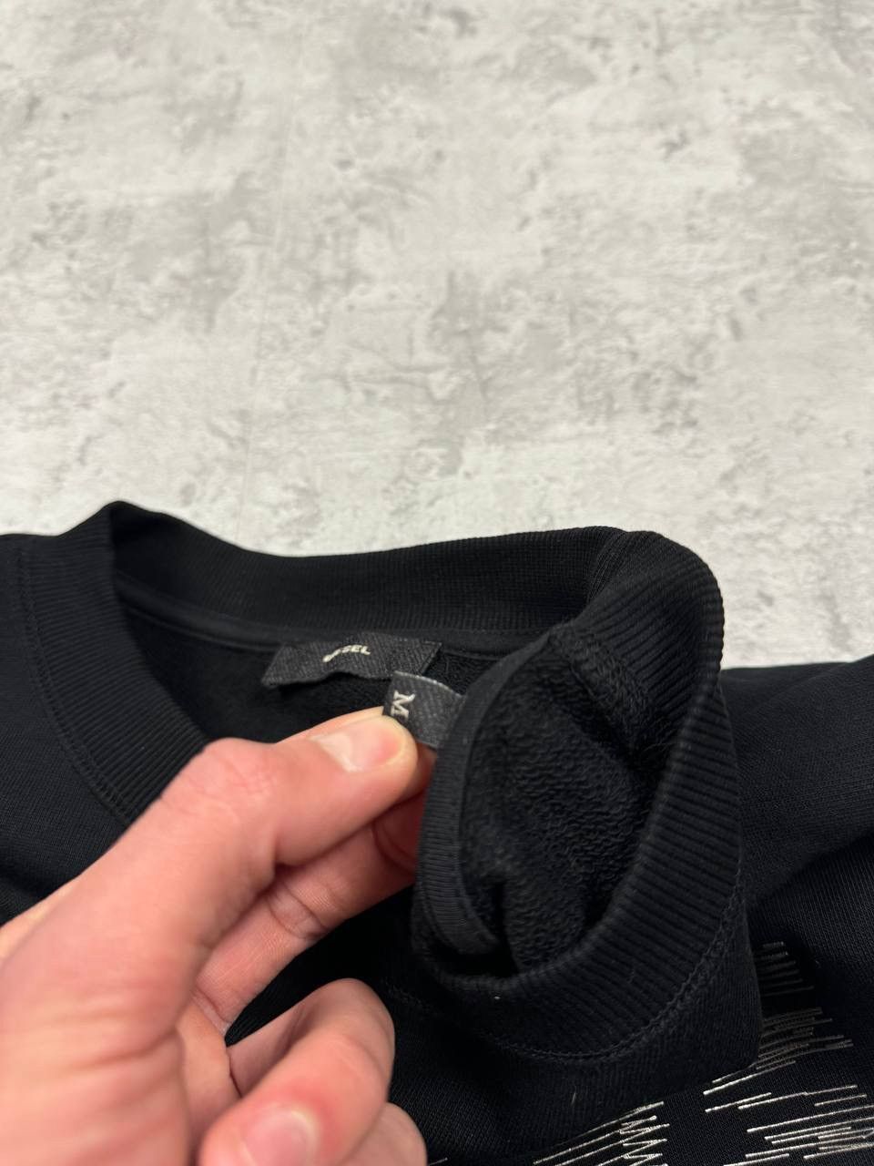 Diesel Diesel Black Sweatshirt Big Logo Size M Size US M / EU 48-50 / 2 - 15 Thumbnail