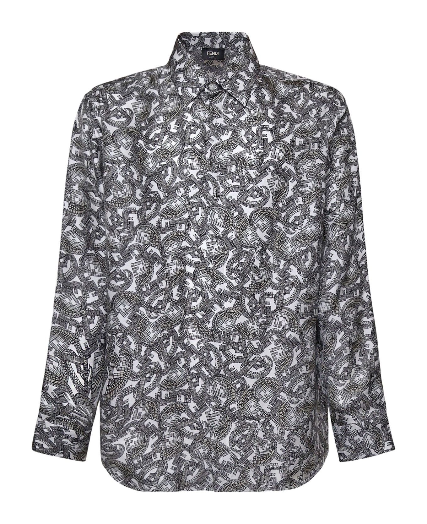 Fendi o1s1wg110925 Shirt in Black/White Size US S / EU 44-46 / 1 - 1 Thumbnail