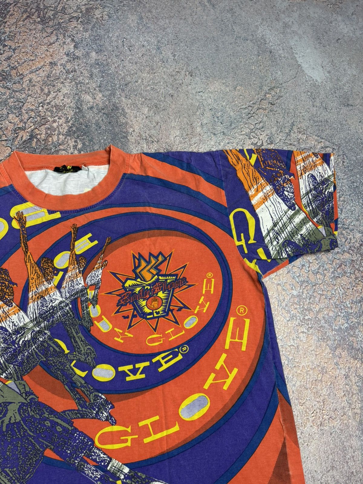 Body Glove Vintage 90' BODY GLOVE USA Over Print AOP Tee Shirt Top Size US XL / EU 56 / 4 - 4 Thumbnail
