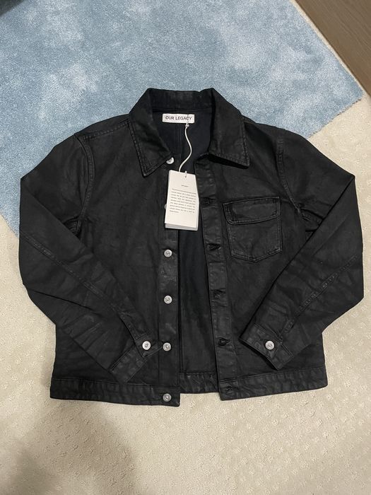 Our Legacy Our Legacy Black Rebirth Denim Jacket | Grailed