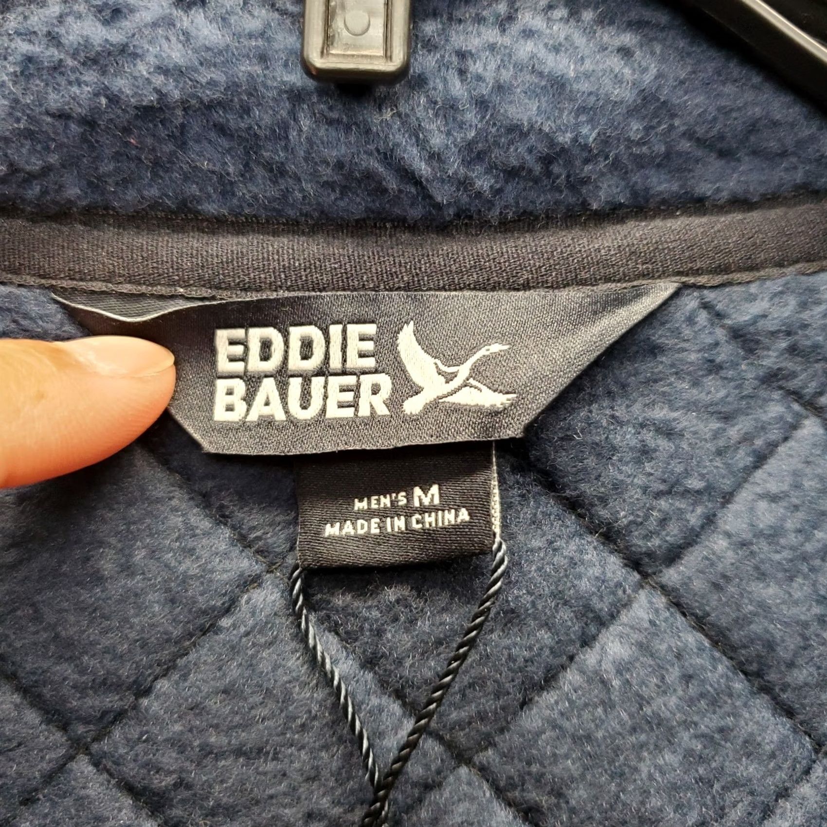 Eddie Bauer Eddie Bauer Mixed Media Fleece Jacket Mens M Multicolor Quilted Full Zip Shirt Jacket Mens Multicolor 90s Design Not Applicable Size US M / EU 48-50 / 2 - 5 Thumbnail