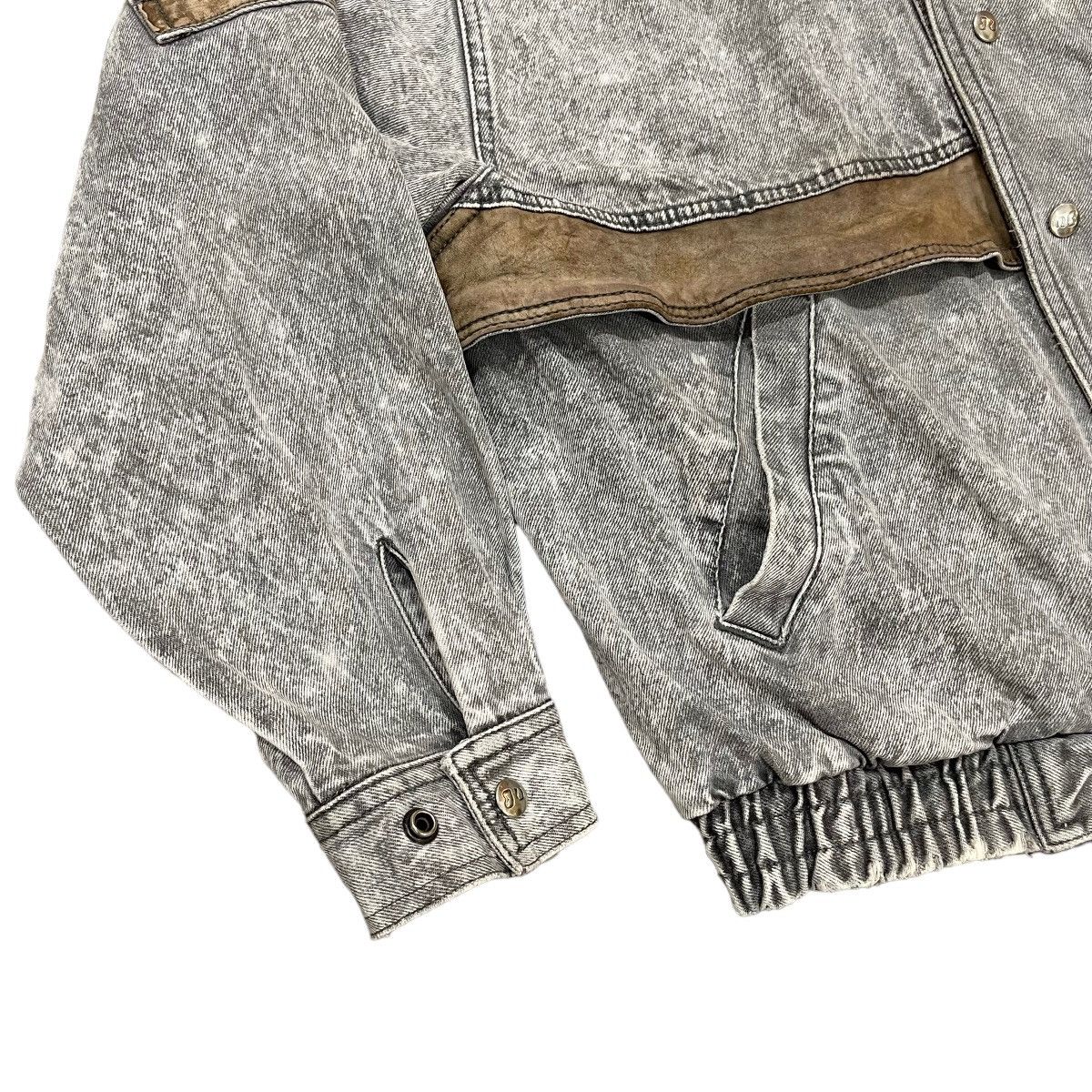 Designer × Giovanni Valentino × Vintage Vintage GIOVANNI Bondage Denim Jacket Size US XL / EU 56 / 4 - 6 Thumbnail