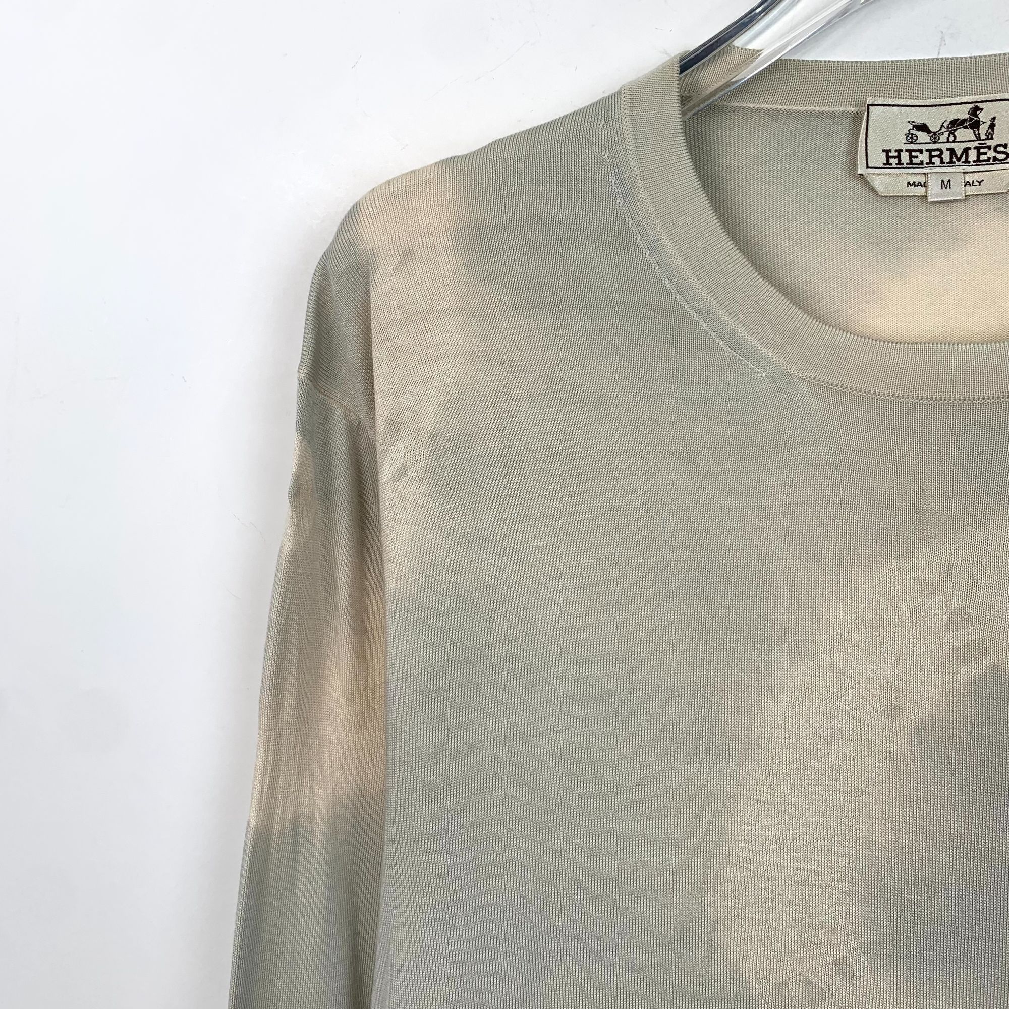 Hermes Hermès Tie-Dye Silk Sweater M Size US M / EU 48-50 / 2 - 3 Thumbnail