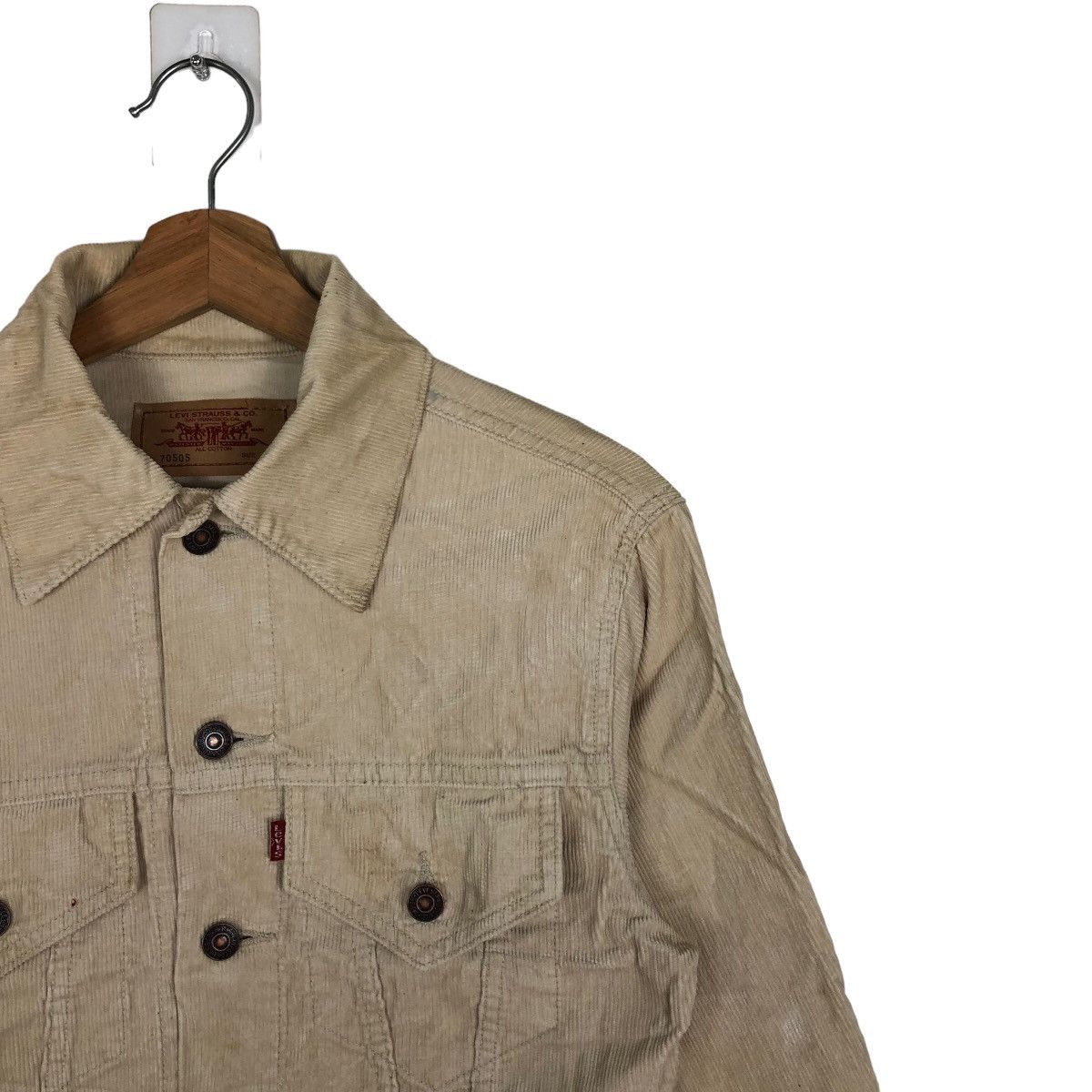 Levi's 🔥90’s Vintage Trucker Corduroy Jacket Levi’s Usa Size US S / EU 44-46 / 1 - 6 Thumbnail