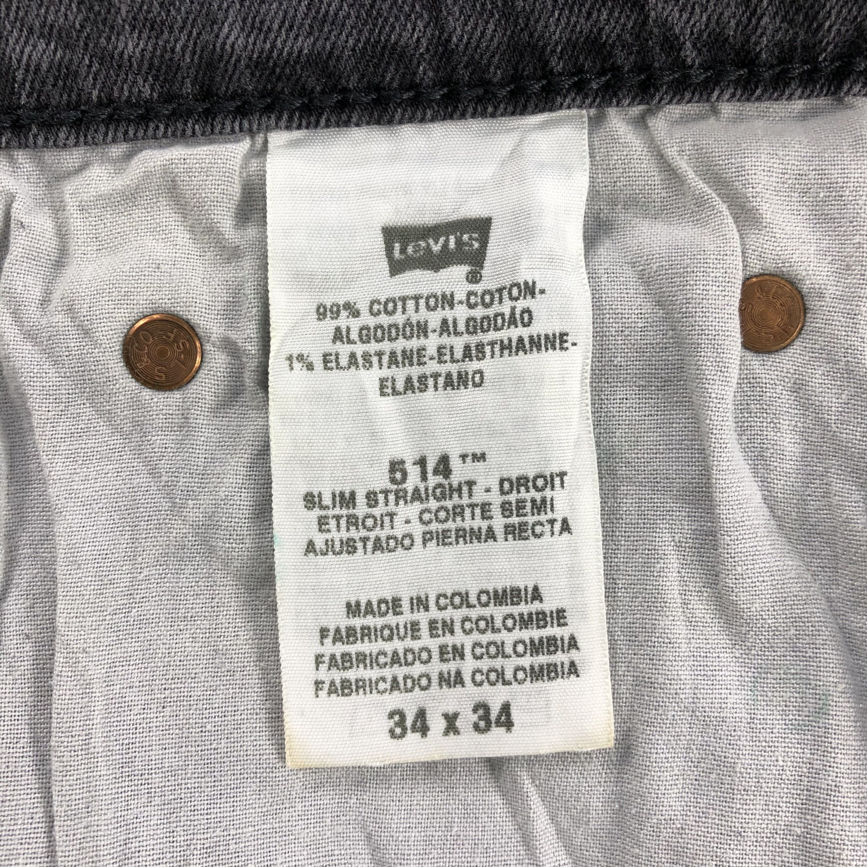 Levi's Vintage Levis 514 Earth Tone Jeans-J1989 Size US 35 - 16 Thumbnail