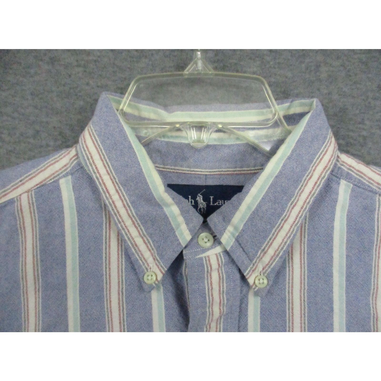 Ralph Lauren Ralph Lauren Classic Fit Shirt XL Mens Stripe Flesh Color Pony Size US XL / EU 56 / 4 - 4 Thumbnail