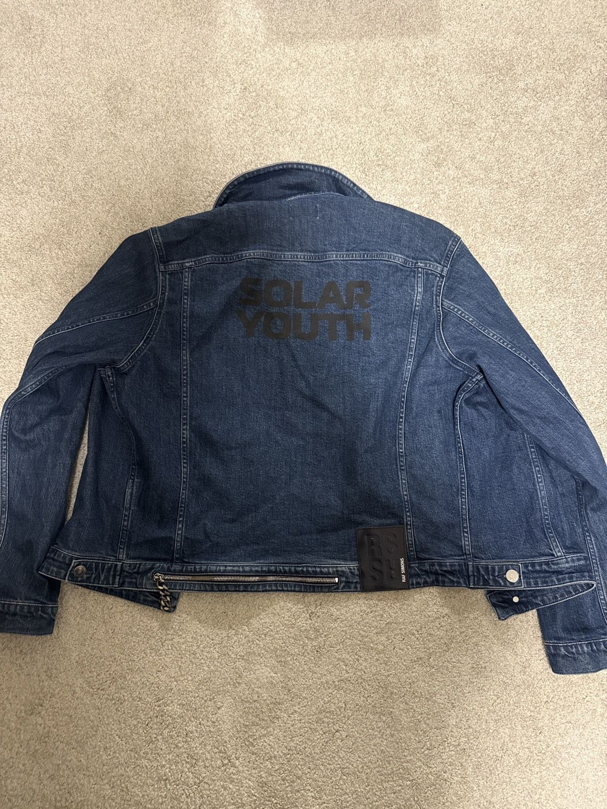 Raf Simons Solar youth AW2020 denim jacket Size US L / EU 52-54 / 3 - 4 Thumbnail