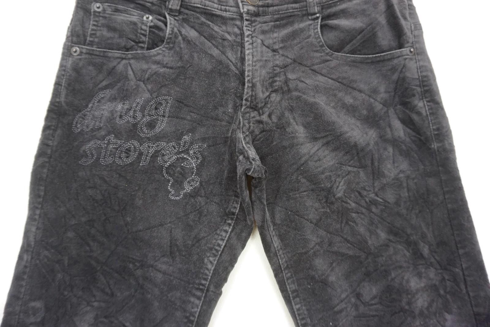 Japanese Brand Drug Store's Pants Bootcut Velour Trousers fits W28xL30.5 Size 25" / US 0 / IT 36 - 6 Thumbnail