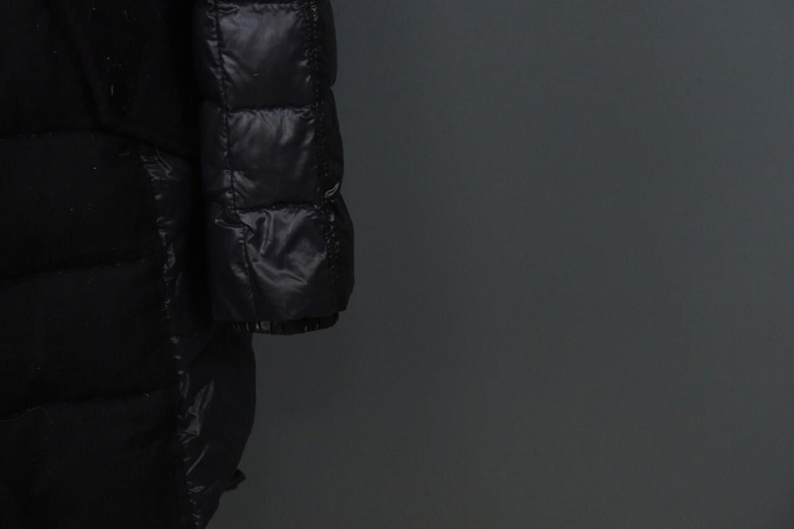 Duvetica Duvetica Black Wool Mock Neck Zip Puffer Jacket Size 44 Size M / US 6-8 / IT 42-44 - 4 Thumbnail