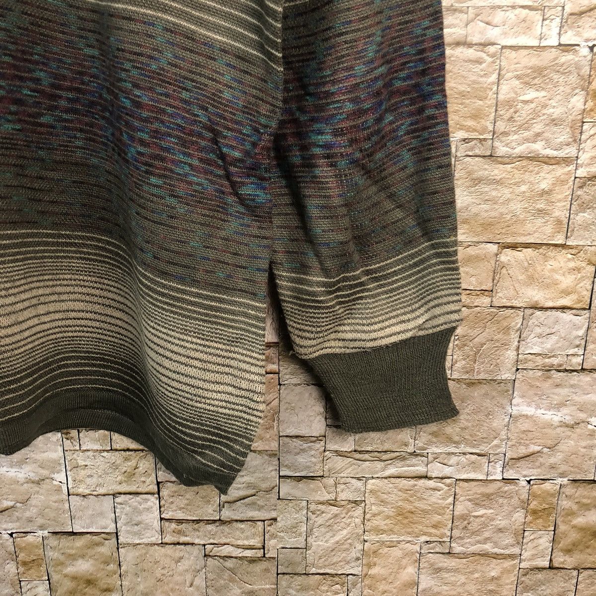 Homespun Knitwear × Japanese Brand Pursuit De Ideal Green Knitwear #A897 Size M / US 6-8 / IT 42-44 - 8 Thumbnail