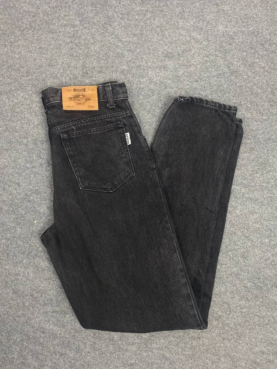 Edwin vintage edwin black distressed denim Size US 31 - 2 Thumbnail