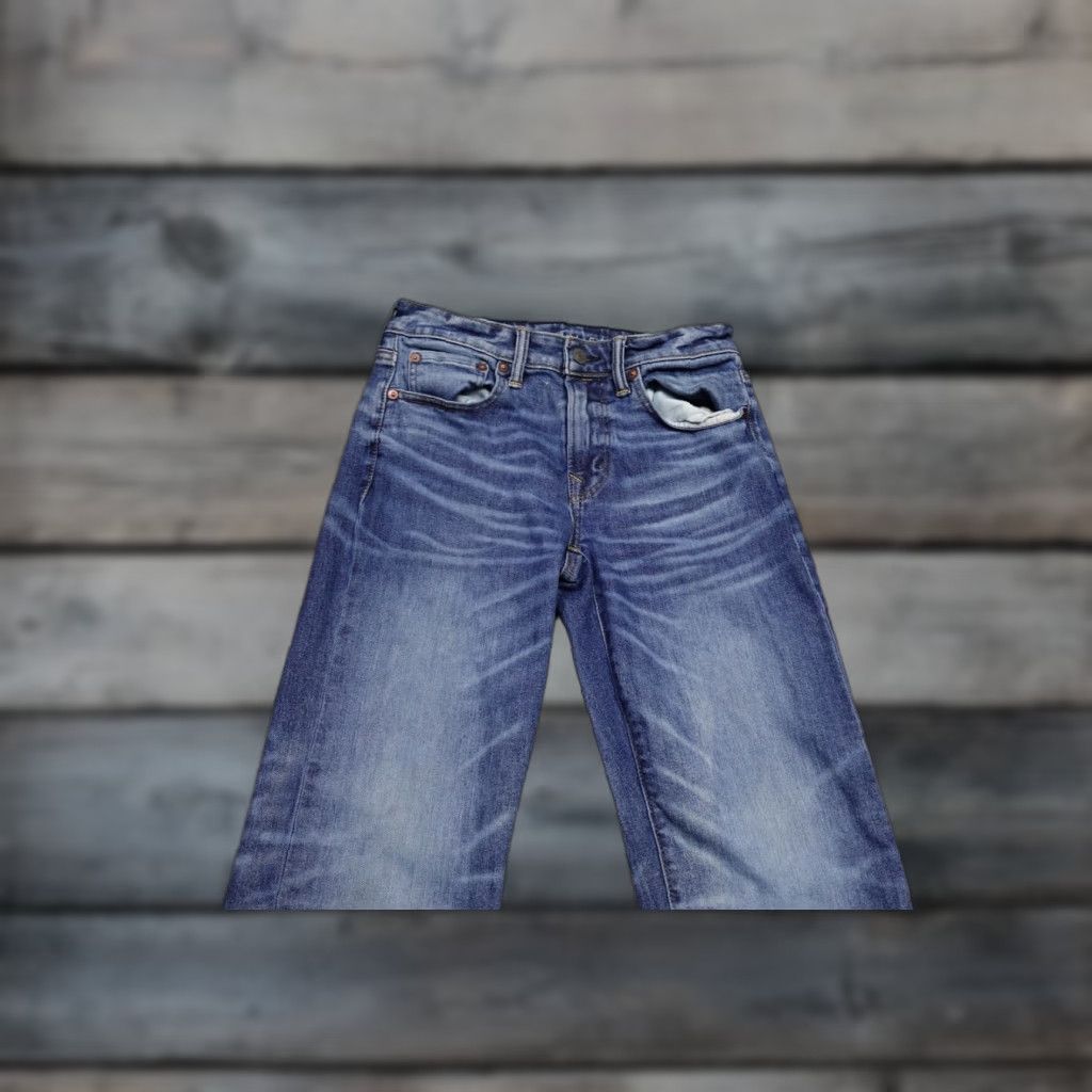 American Eagle Outfitters American Eagle Outfitters Jeans 29x30 Blue Straight Denim Slim 5-Pocket Mens USA Decade 90s? Size US 29 - 1 Thumbnail