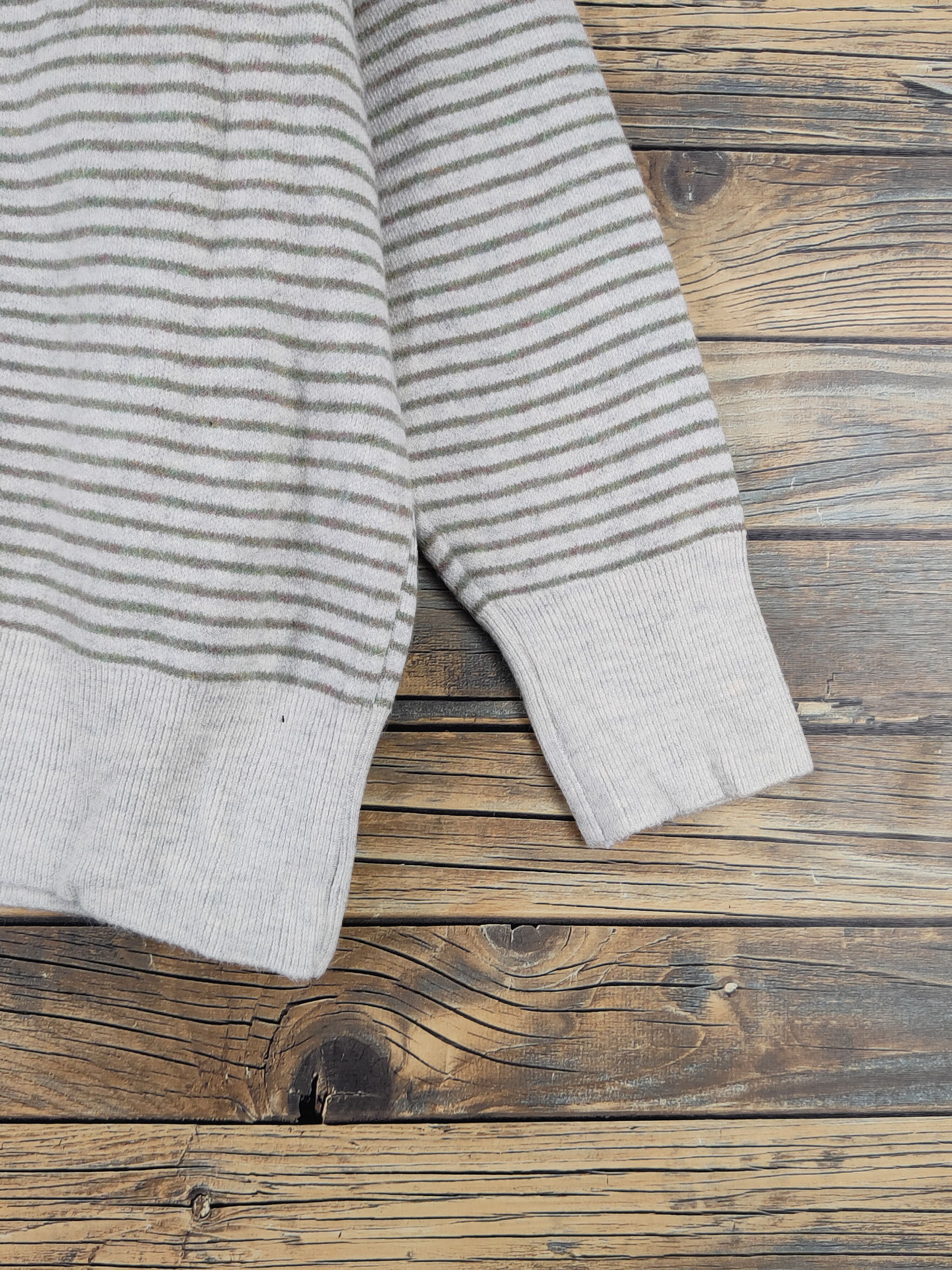 Cookies × Homespun Knitwear × Japanese Brand Japanese Brand Ivory Green knitwear Sweatshirts #W1686 Size L / US 10 / IT 46 - 7 Thumbnail