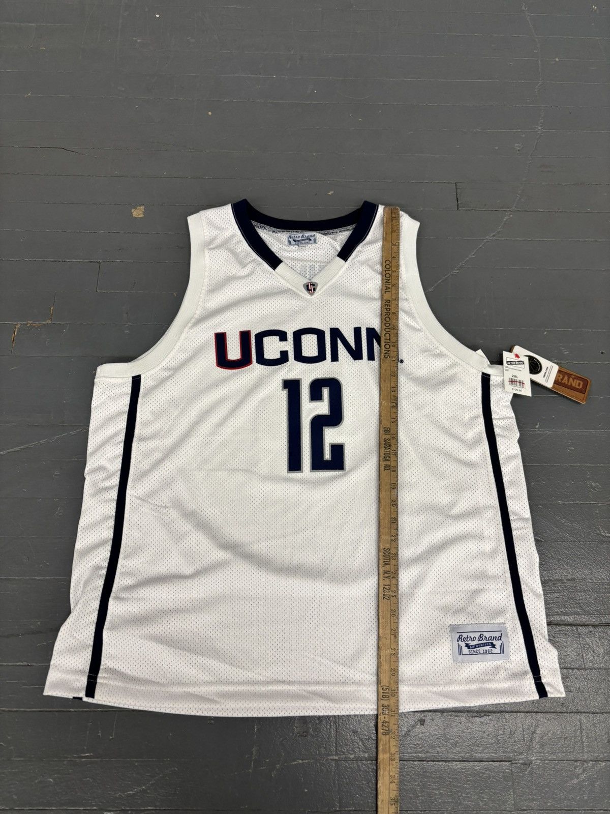 NCAA × Vintage UConn huskies Drummond #12 basketball jersey Size US XXL / EU 58 / 5 - 6 Thumbnail