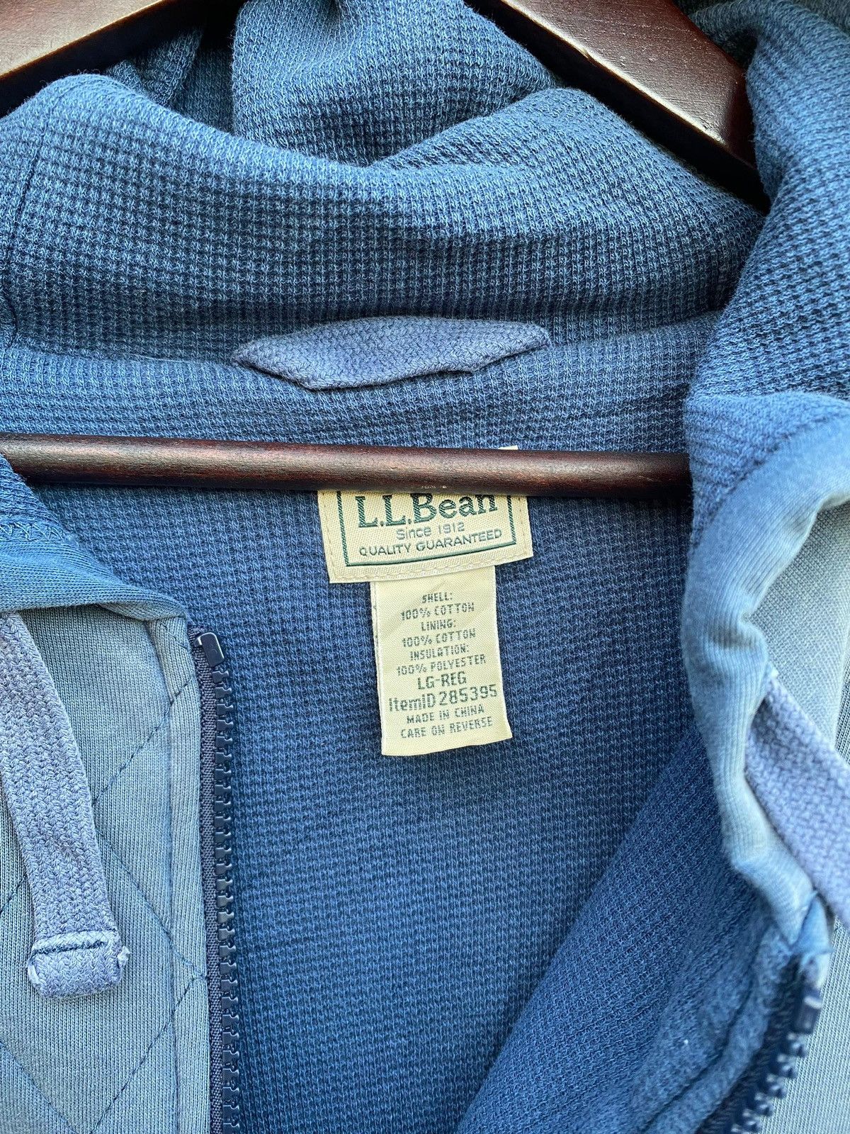 L.L. Bean Vintage L.L Bean Zipper Hoodie Size US L / EU 52-54 / 3 - 6 Thumbnail