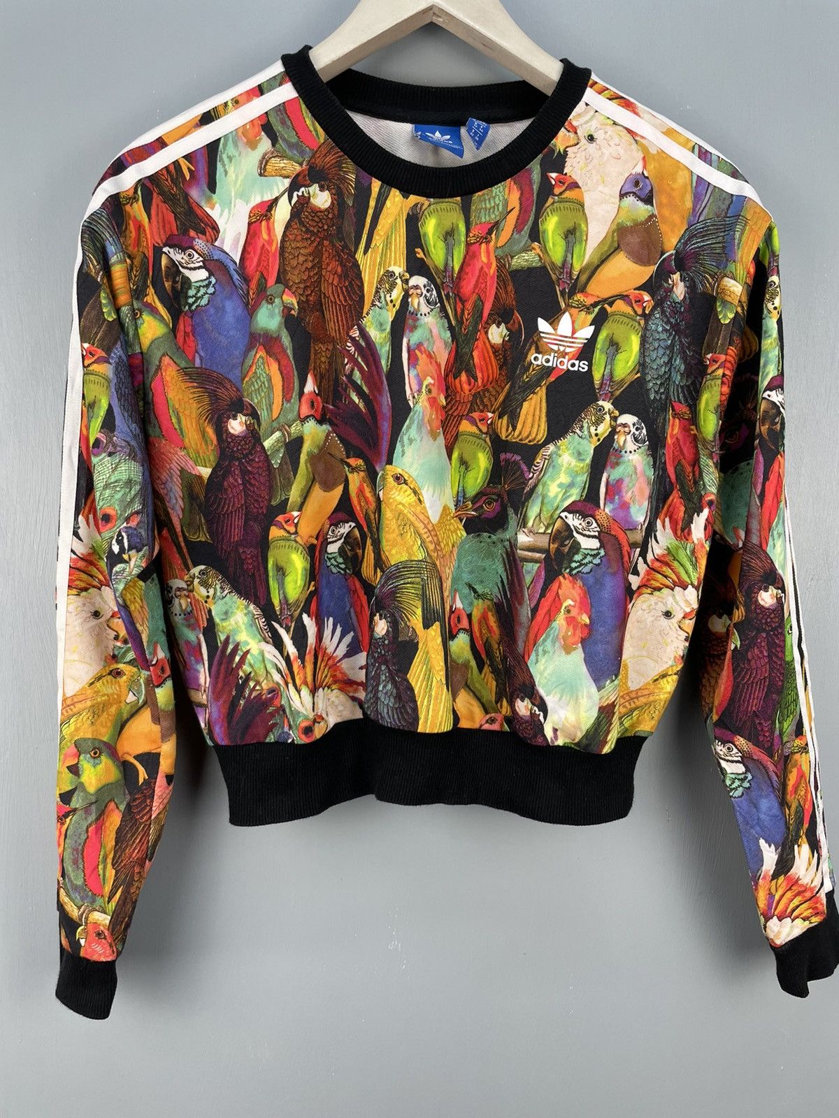 Adidas Adidas overprinted bird photos sweatshirt Size XS / US 0-2 / IT 36-38 - 3 Thumbnail