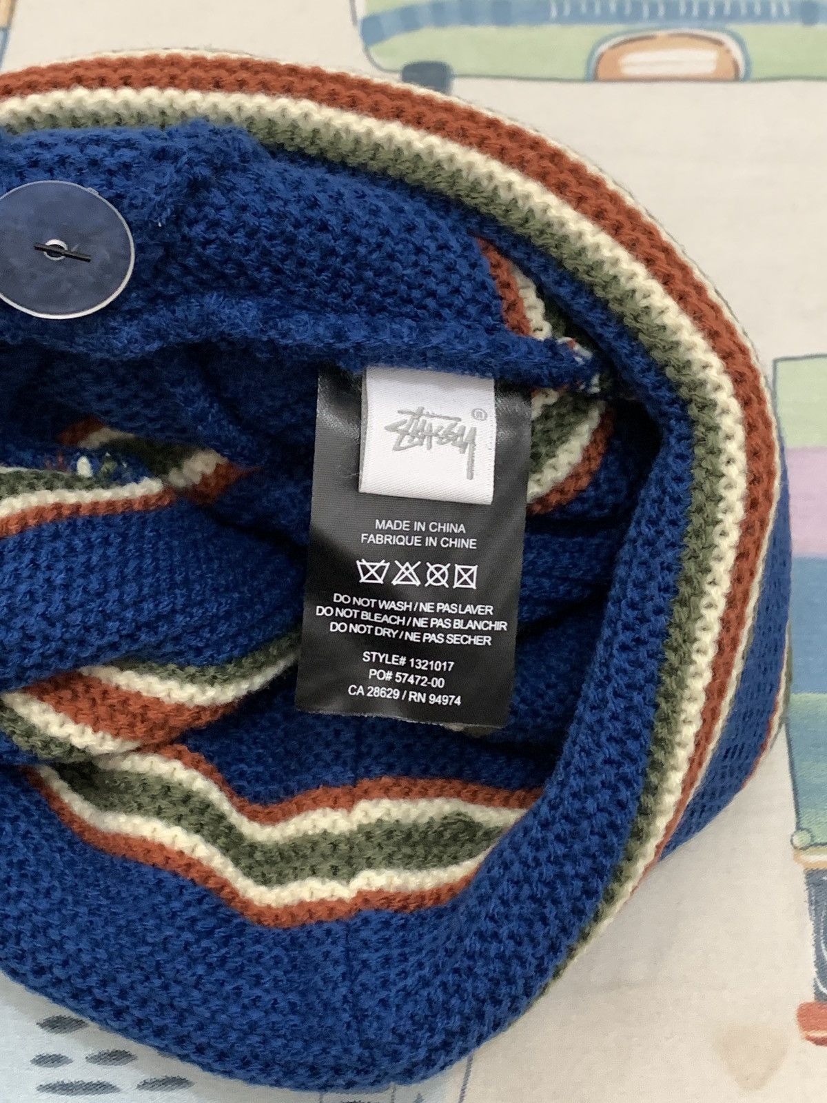 Stussy Stussy beanie Triple stripe cuff Size ONE SIZE - 4 Thumbnail