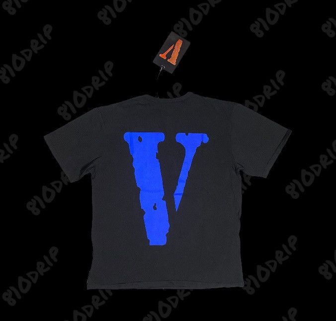 Vlone Vlone Blue Friends Tee Black (L) Size US L / EU 52-54 / 3 - 2 Thumbnail