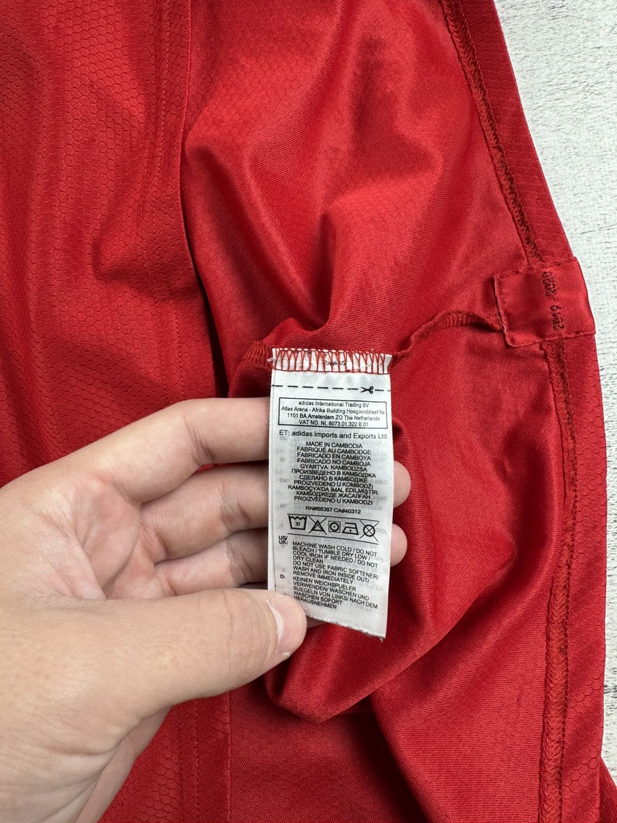 Adidas Arsenal London Adidas 2019 2020 Red Men’s Soccer Football T Shirt Jersey Kit Size US XXL / EU 58 / 5 - 11 Thumbnail