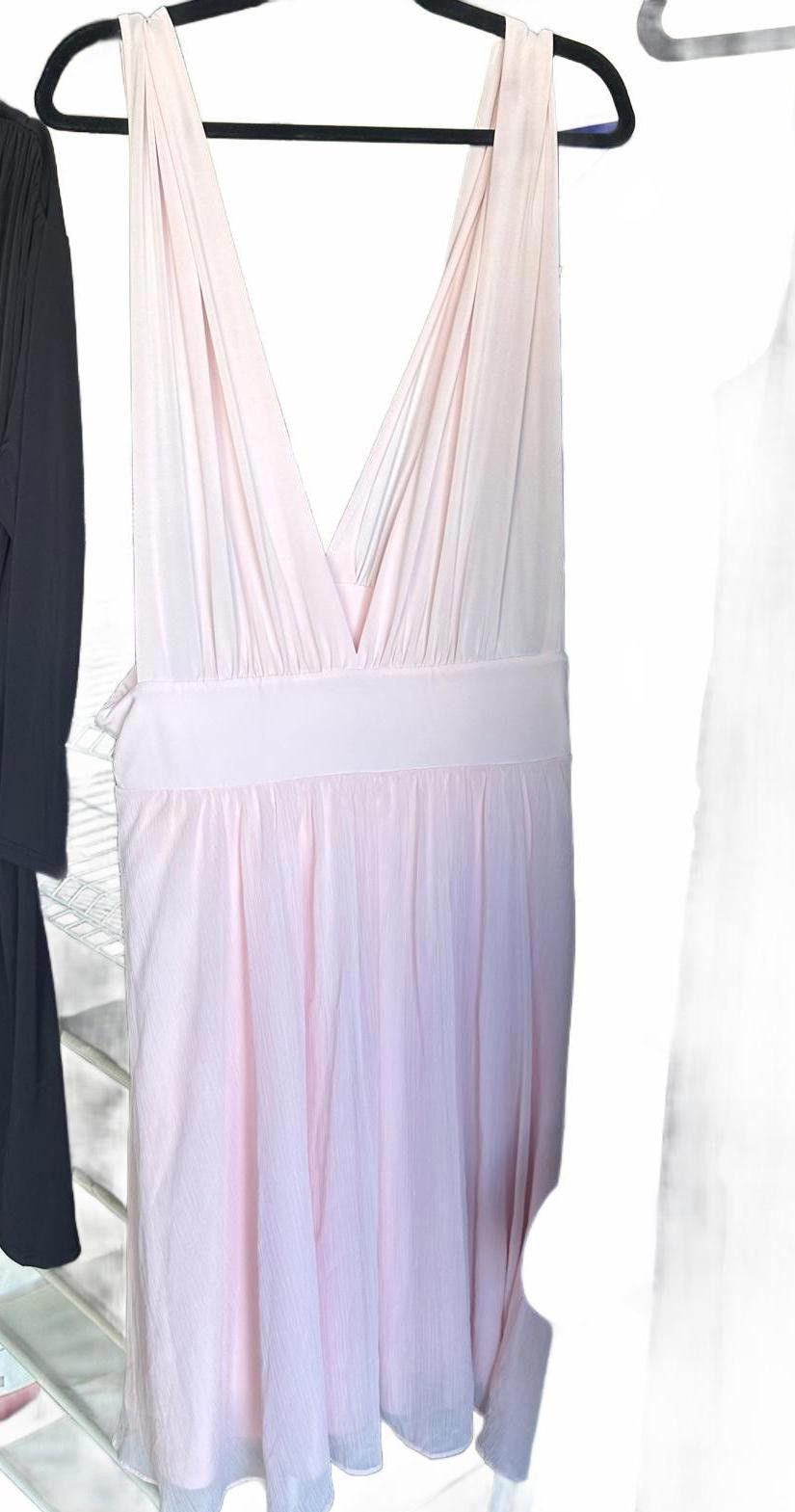 Designer Stylish Pink Dress by White House Black Market Size XXL / US 16-18 / IT 52-54 - 1 Preview