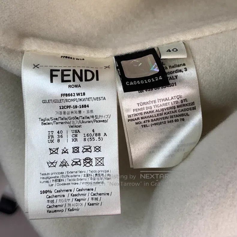 Fendi Fendi Gray Fox Fur Vest Size XS / US 0-2 / IT 36-38 - 8 Thumbnail
