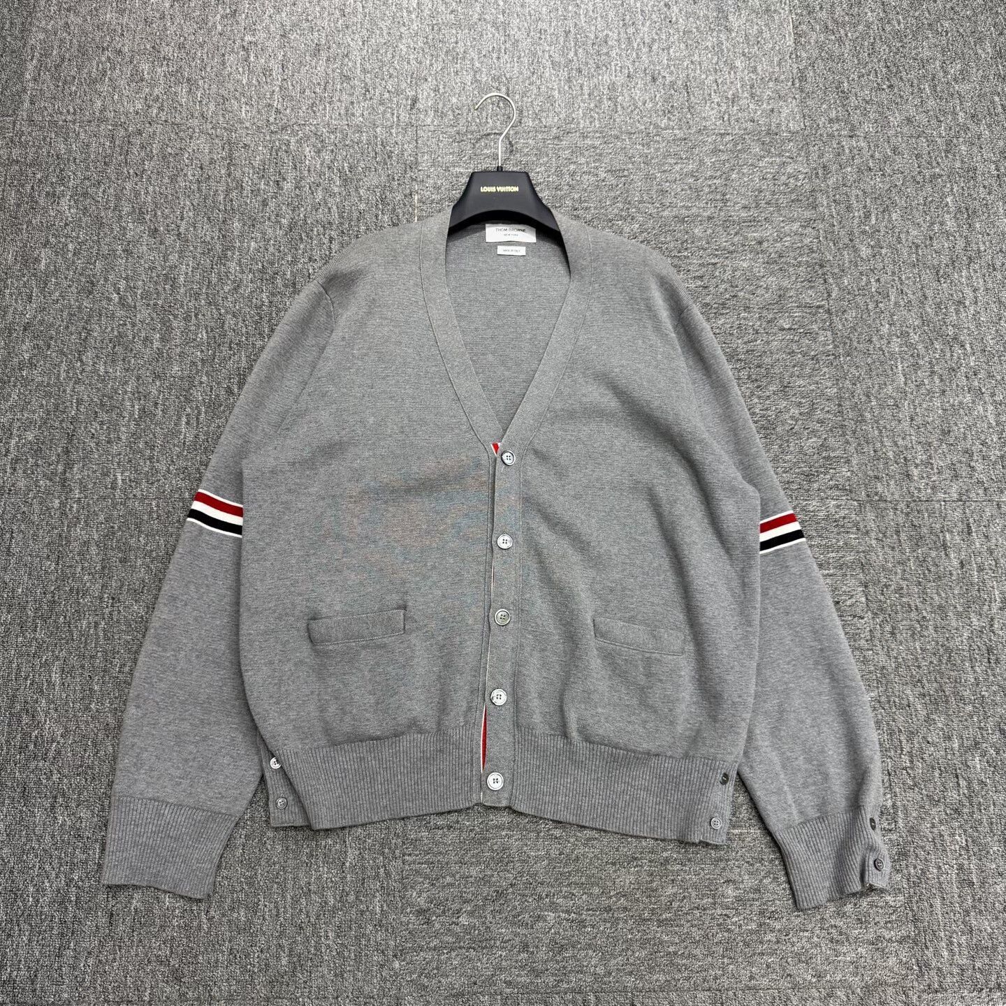 Thom Browne thom browne knitted cardigan in gray. Size US L / EU 52-54 / 3 - 1 Thumbnail