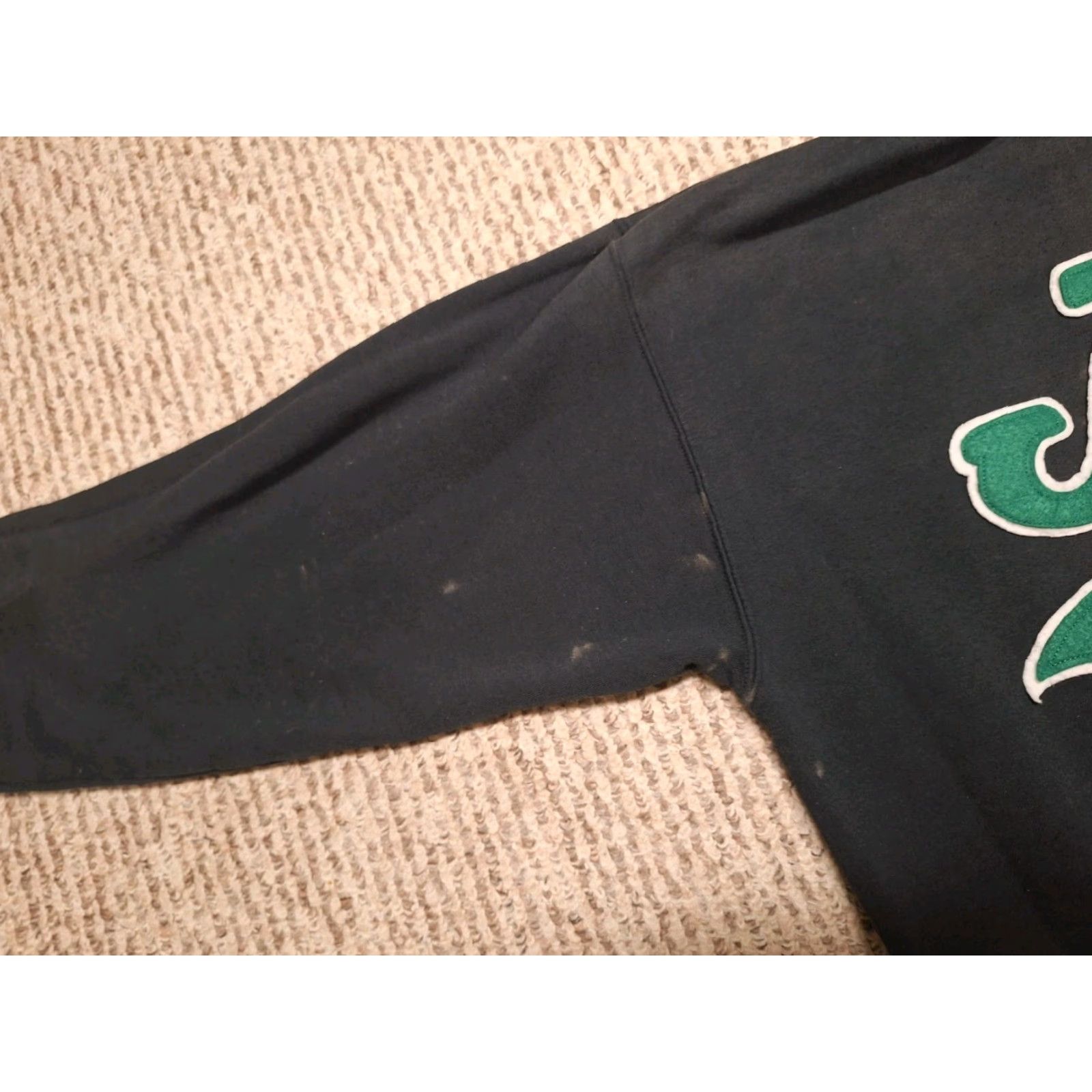 Starter VINTAGE Starter New York Jets Hoodie XL Mens Black Regular Size US XL / EU 56 / 4 - 2 Thumbnail