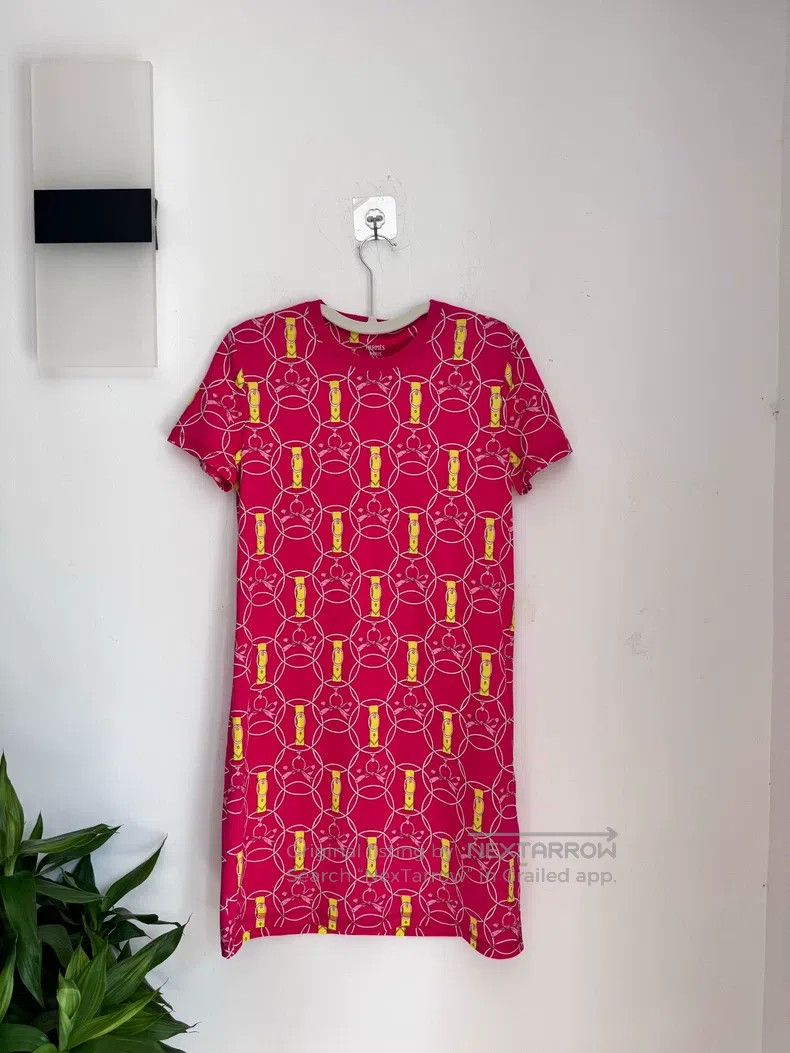Hermes Hermes Pink pig nose dress Size XXS / US 00 / IT 34 - 1 Thumbnail