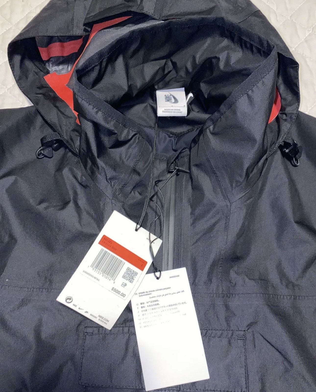 MMW × Nike Nike x MMW Matthew Williams Sherpa Jacket Black Size L Size US L / EU 52-54 / 3 - 2 Thumbnail