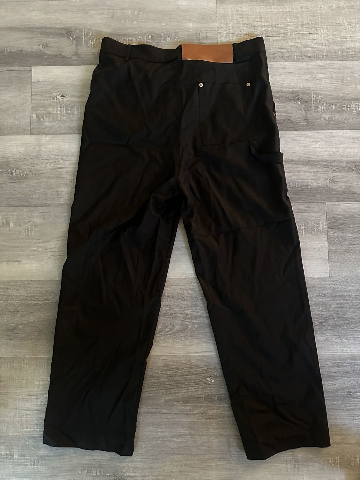 Loewe Loewe Black Straight-Leg Trousers Size US 30 / EU 46 - 3 Thumbnail