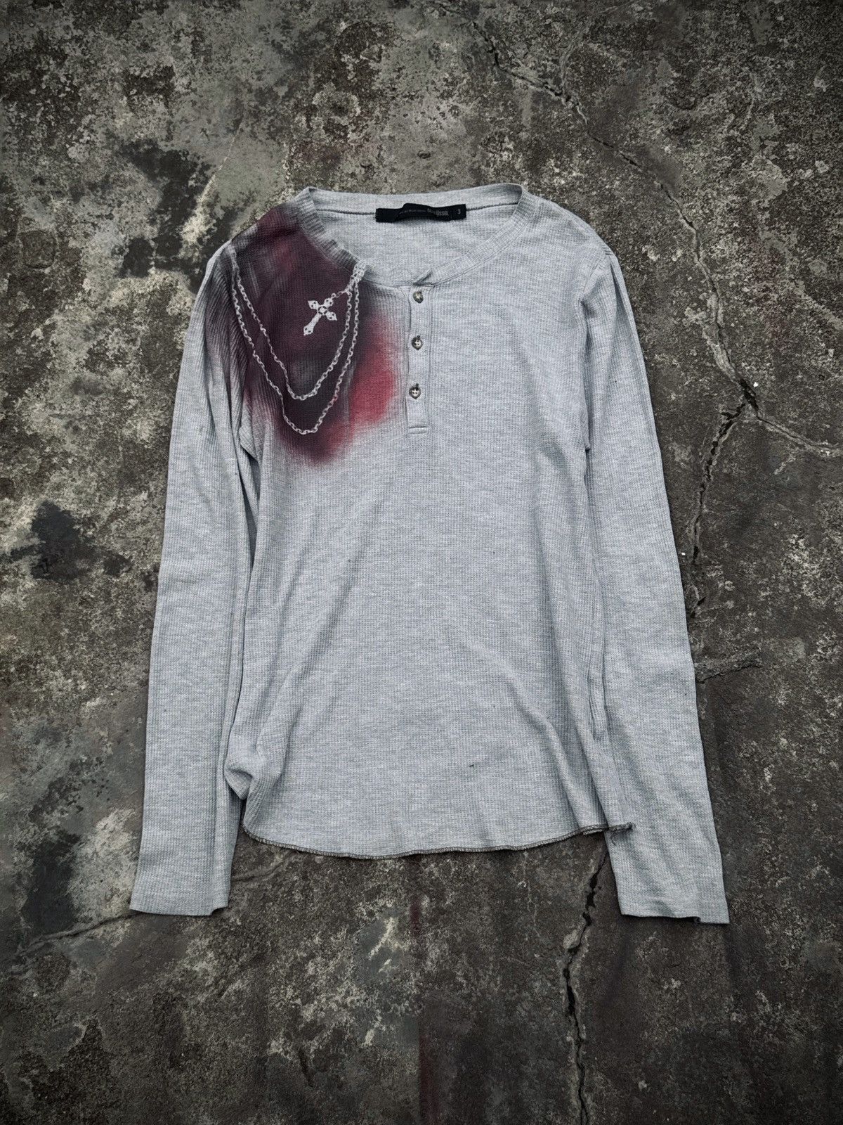 Schlussel Schlussel Chain crosses Long Sleeve Thermal Size US M / EU 48-50 / 2 - 1 Thumbnail