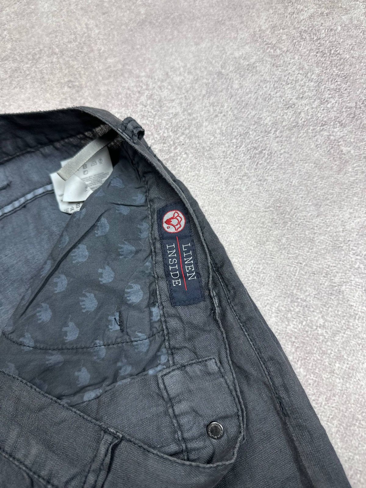 Armani Armani Hidden Jungle Linen Pants 32 Gray Mens Size US 32 / EU 48 - 9 Thumbnail